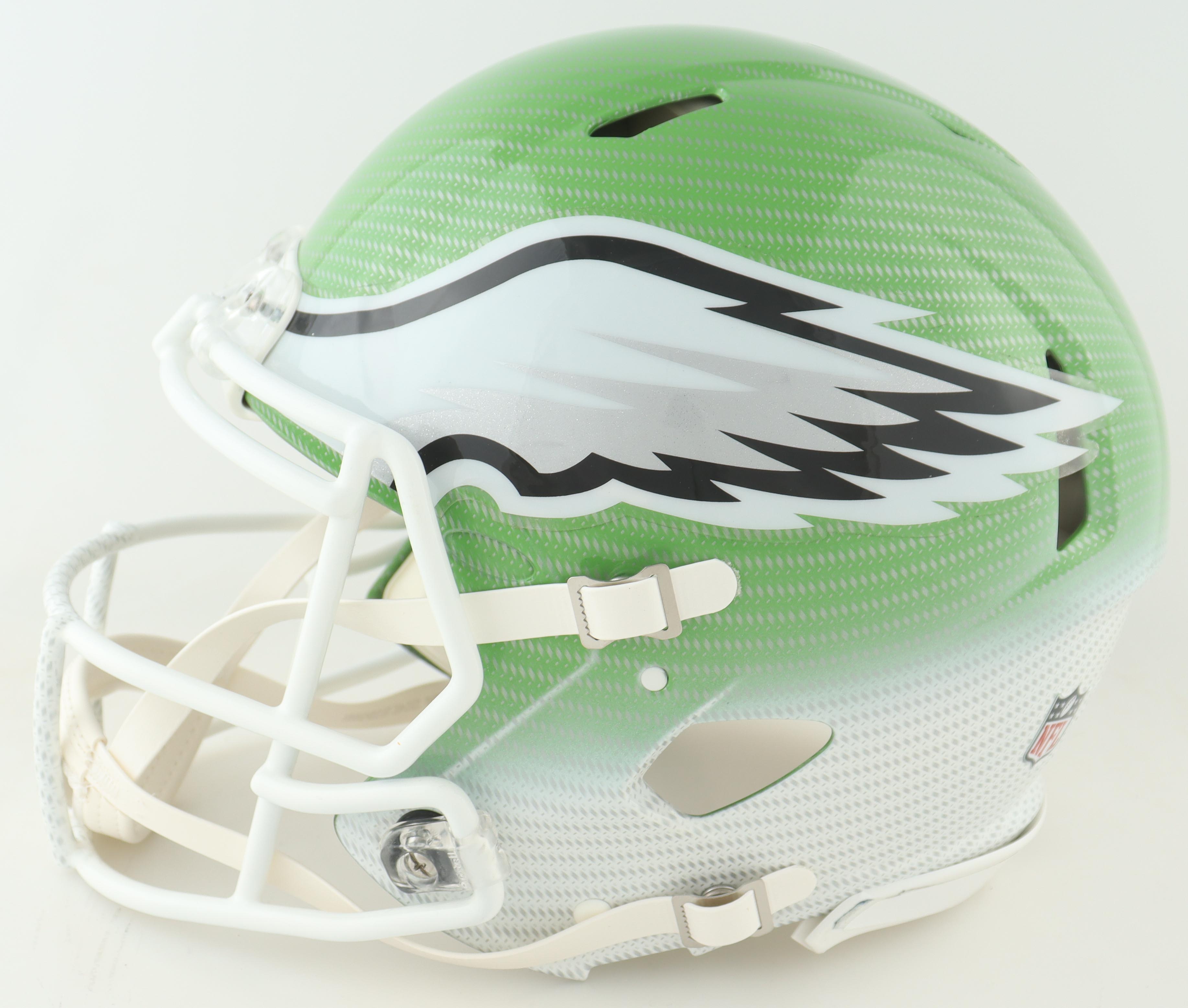 Jalen Hurts Signed Eagles Full-Size Authentic On-Field Hydro-Dipped Speed Helmet (Beckett) at PristineAuction.com Jalen Hurts Signed Eagles Full-Size Authentic On-Field Hydro-Dipped Speed Helmet (Beckett) at PristineAuction.com