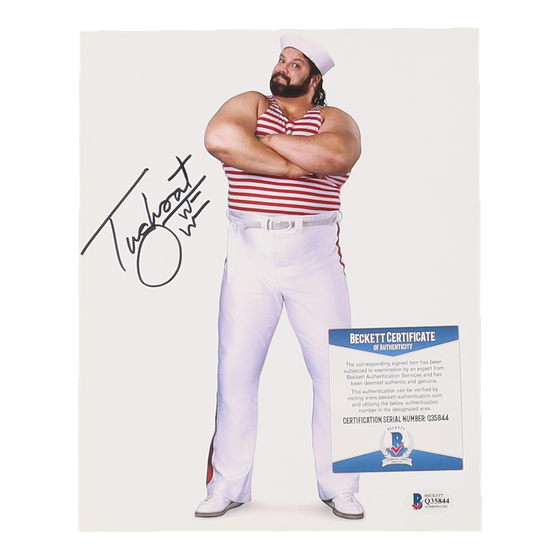 Tugboat Signed WWE 8x10 Photo (Beckett) at PristineAuction.com Tugboat Signed WWE 8x10 Photo (Beckett) at PristineAuction.com