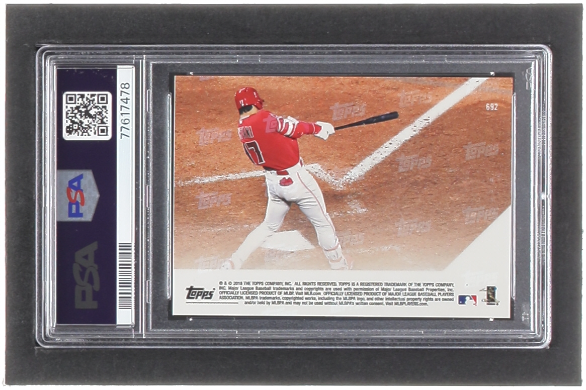 Shohei Ohtani 2018 Topps Now #692 RC (PSA 9) at PristineAuction.com Shohei Ohtani 2018 Topps Now #692 RC (PSA 9) at PristineAuction.com