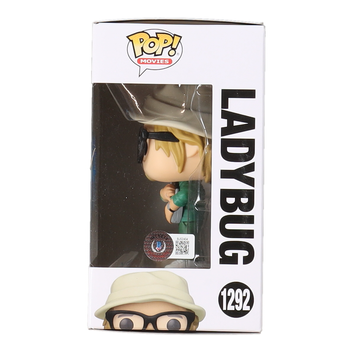 Brad Pitt Signed "Bullet Train" #1292 Ladybug Funko Pop! Vinyl Figure (Beckett) at PristineAuction.com Brad Pitt Signed "Bullet Train" #1292 Ladybug Funko Pop! Vinyl Figure (Beckett) at PristineAuction.com