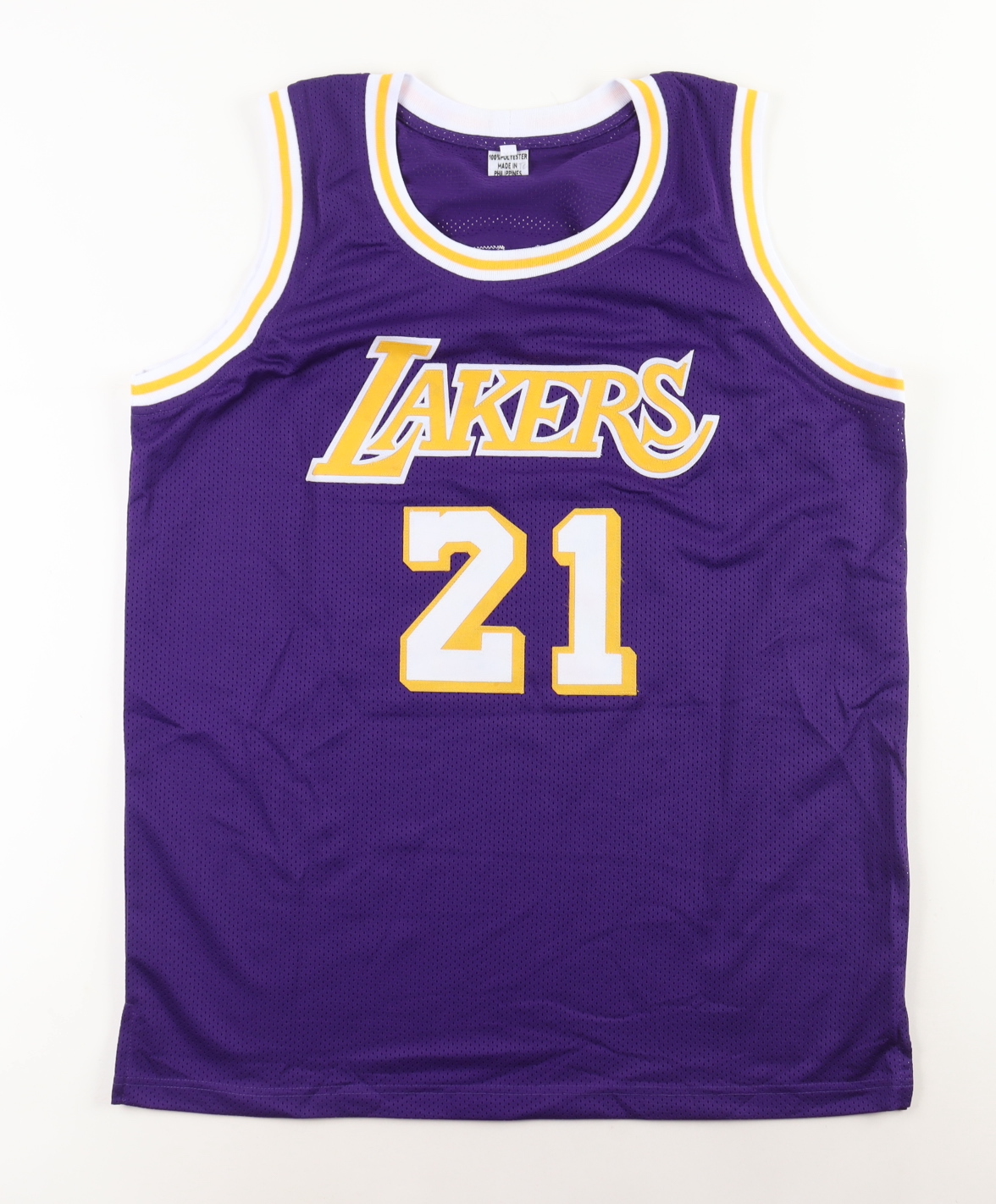 Michael Cooper Signed Jersey (Beckett) at PristineAuction.com Michael Cooper Signed Jersey (Beckett) at PristineAuction.com