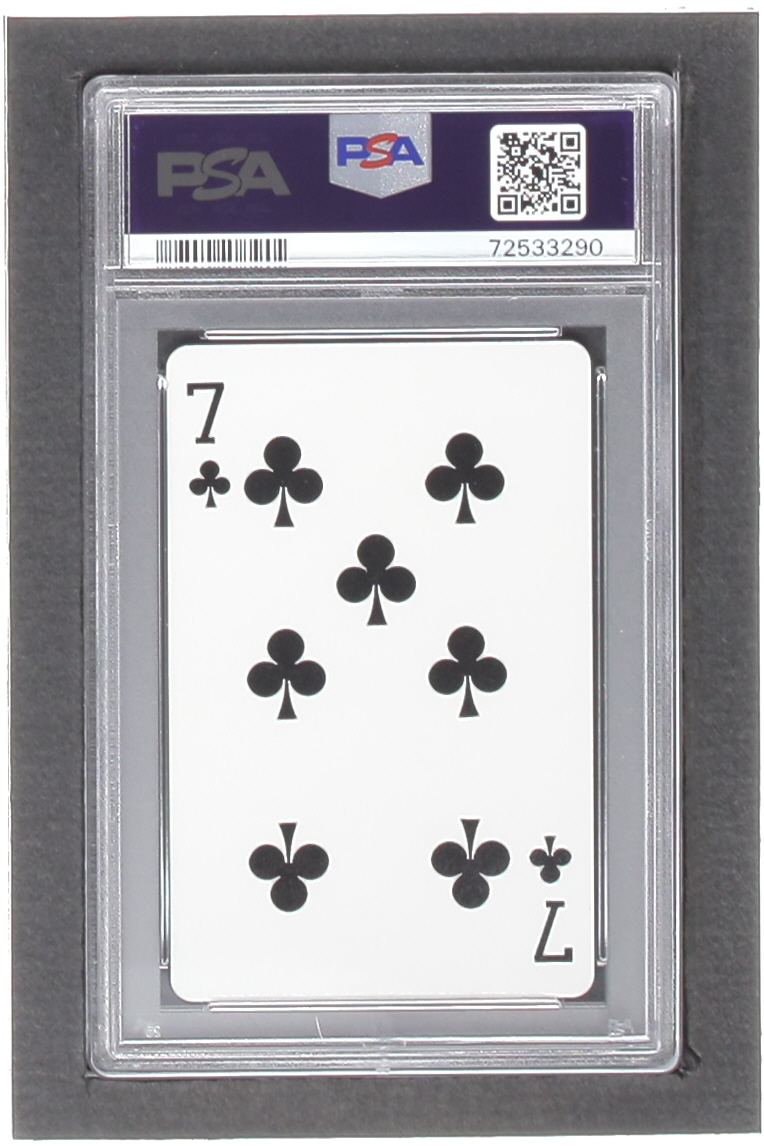 Mickey Mantle 1978 Sports Deck Seven of Clubs (PSA 10) at PristineAuction.com Mickey Mantle 1978 Sports Deck Seven of Clubs (PSA 10) at PristineAuction.com