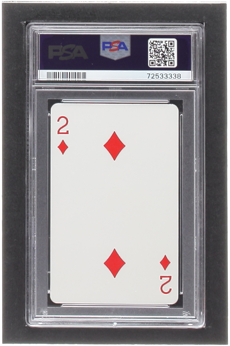 Mickey Mantle 1978 Sports Deck Two of Diamonds (PSA 10) at PristineAuction.com Mickey Mantle 1978 Sports Deck Two of Diamonds (PSA 10) at PristineAuction.com