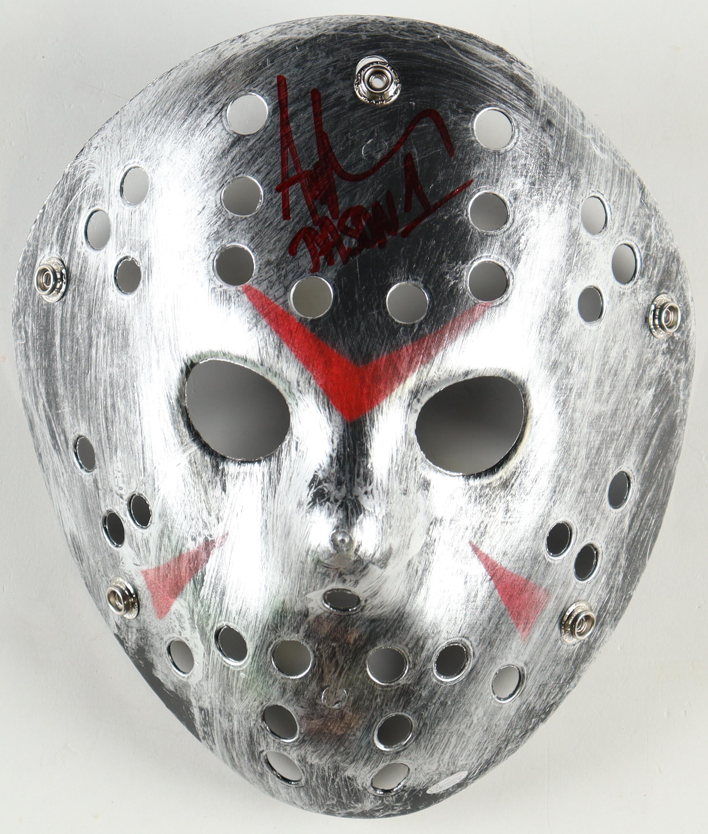 Ari Lehman Signed "Friday the 13th" Mask Inscribed "Jason 1" (OKAuthentics) at PristineAuction.com Ari Lehman Signed "Friday the 13th" Mask Inscribed "Jason 1" (OKAuthentics) at PristineAuction.com