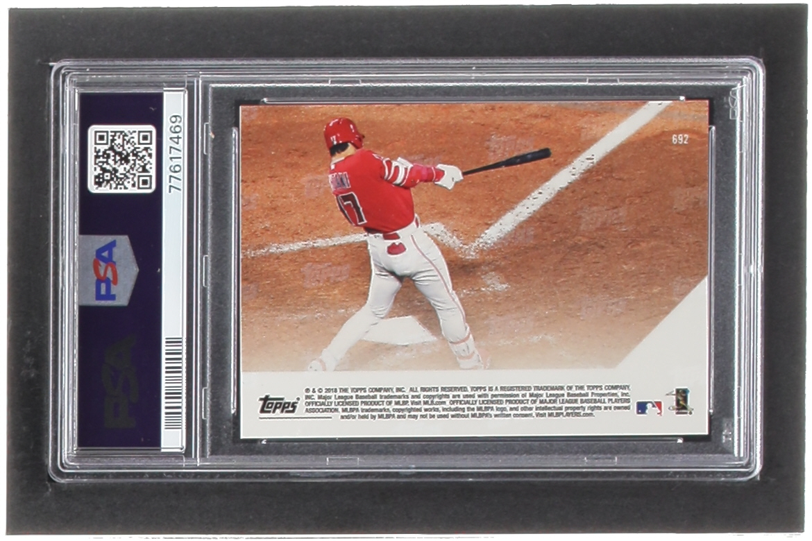Shohei Ohtani 2018 Topps Now #692 RC (PSA 10) at PristineAuction.com Shohei Ohtani 2018 Topps Now #692 RC (PSA 10) at PristineAuction.com