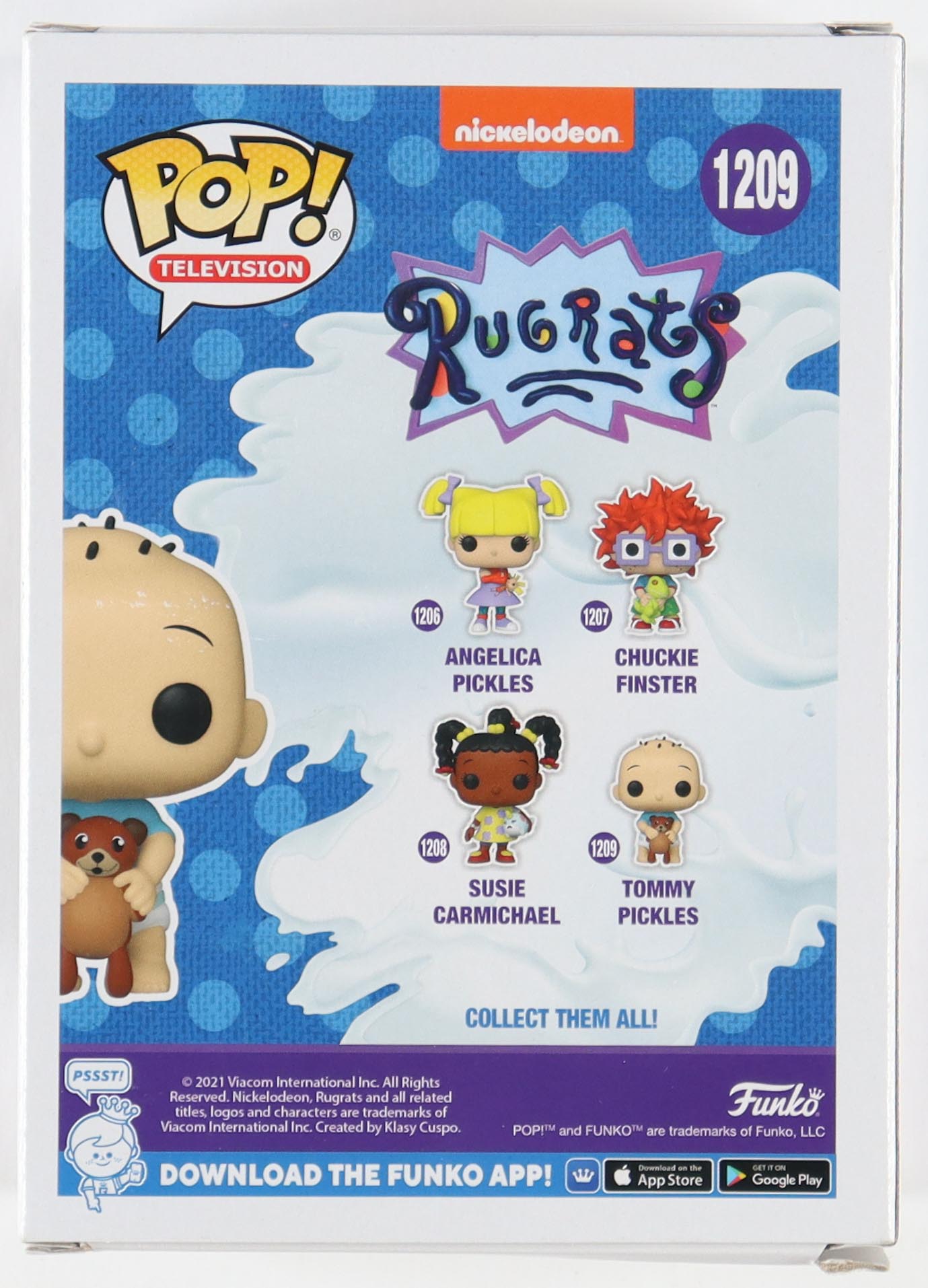 E.G. Daily Signed "Rugrats" #1209 Tommy Pickles Funko Pop! Vinyl Figure Inscribed "Tommy" & "XX" (PA) at PristineAuction.com E.G. Daily Signed "Rugrats" #1209 Tommy Pickles Funko Pop! Vinyl Figure Inscribed "Tommy" & "XX" (PA) at PristineAuction.com