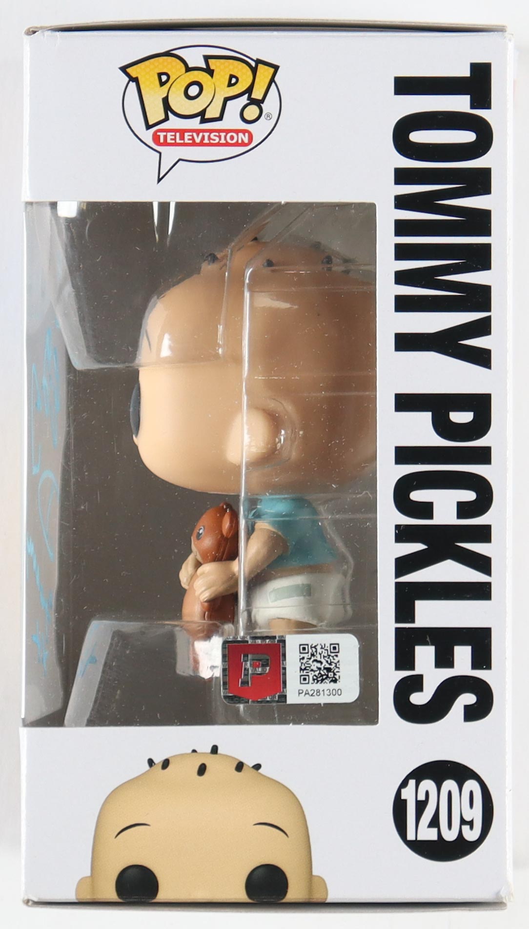 E.G. Daily Signed "Rugrats" #1209 Tommy Pickles Funko Pop! Vinyl Figure Inscribed "Tommy" & "XX" (PA) at PristineAuction.com E.G. Daily Signed "Rugrats" #1209 Tommy Pickles Funko Pop! Vinyl Figure Inscribed "Tommy" & "XX" (PA) at PristineAuction.com