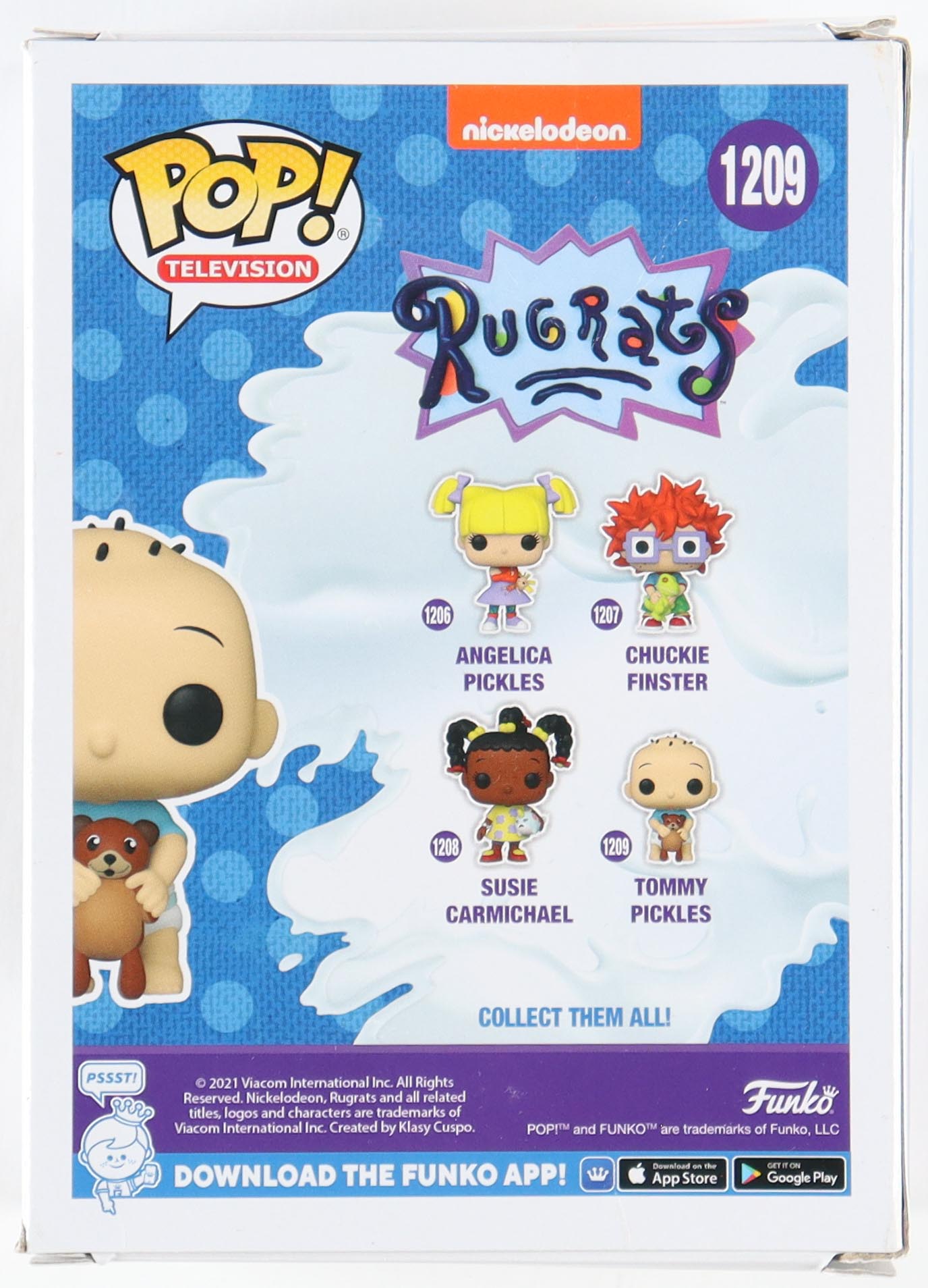 E.G. Daily Signed "Rugrats" #1209 Tommy Pickles Funko Pop! Vinyl Figure Inscribed "Tommy" & "XX" (PA) at PristineAuction.com E.G. Daily Signed "Rugrats" #1209 Tommy Pickles Funko Pop! Vinyl Figure Inscribed "Tommy" & "XX" (PA) at PristineAuction.com