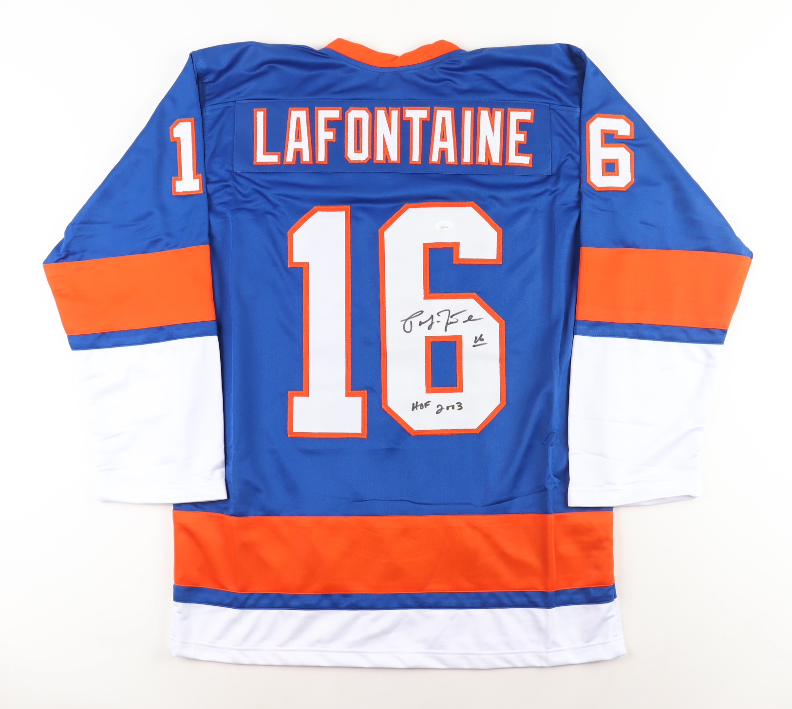 Pat LaFontaine Signed Jersey Inscribed "HOF 2003" (JSA) at PristineAuction.com Pat LaFontaine Signed Jersey Inscribed "HOF 2003" (JSA) at PristineAuction.com