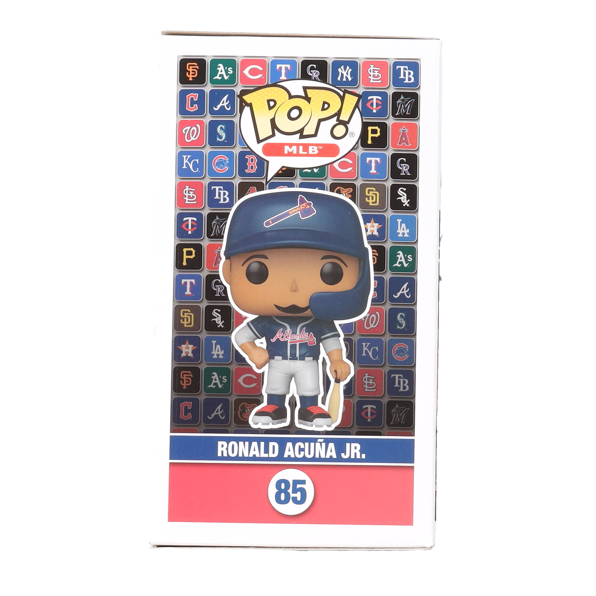 Ronald Acuna Jr. Signed Braves #85 Funko Pop! Vinyl Figure (Beckett) at PristineAuction.com Ronald Acuna Jr. Signed Braves #85 Funko Pop! Vinyl Figure (Beckett) at PristineAuction.com