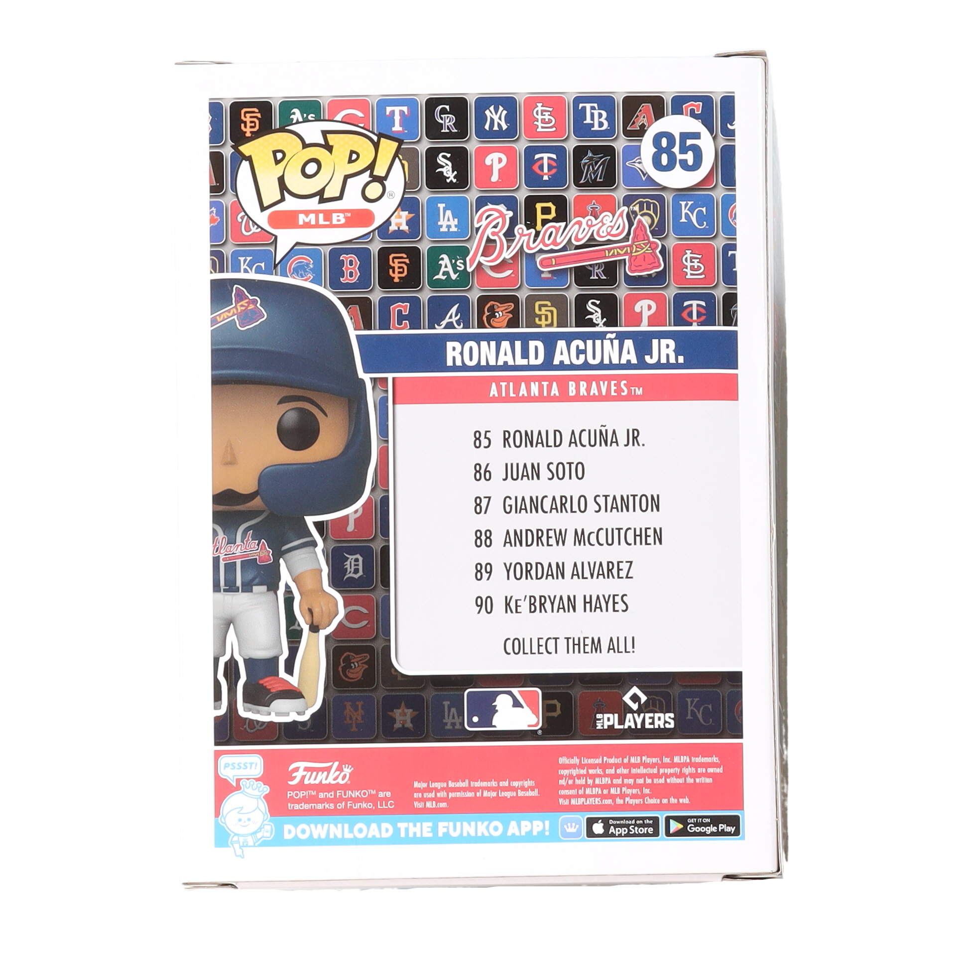 Ronald Acuna Jr. Signed Braves #85 Funko Pop! Vinyl Figure (Beckett) at PristineAuction.com Ronald Acuna Jr. Signed Braves #85 Funko Pop! Vinyl Figure (Beckett) at PristineAuction.com