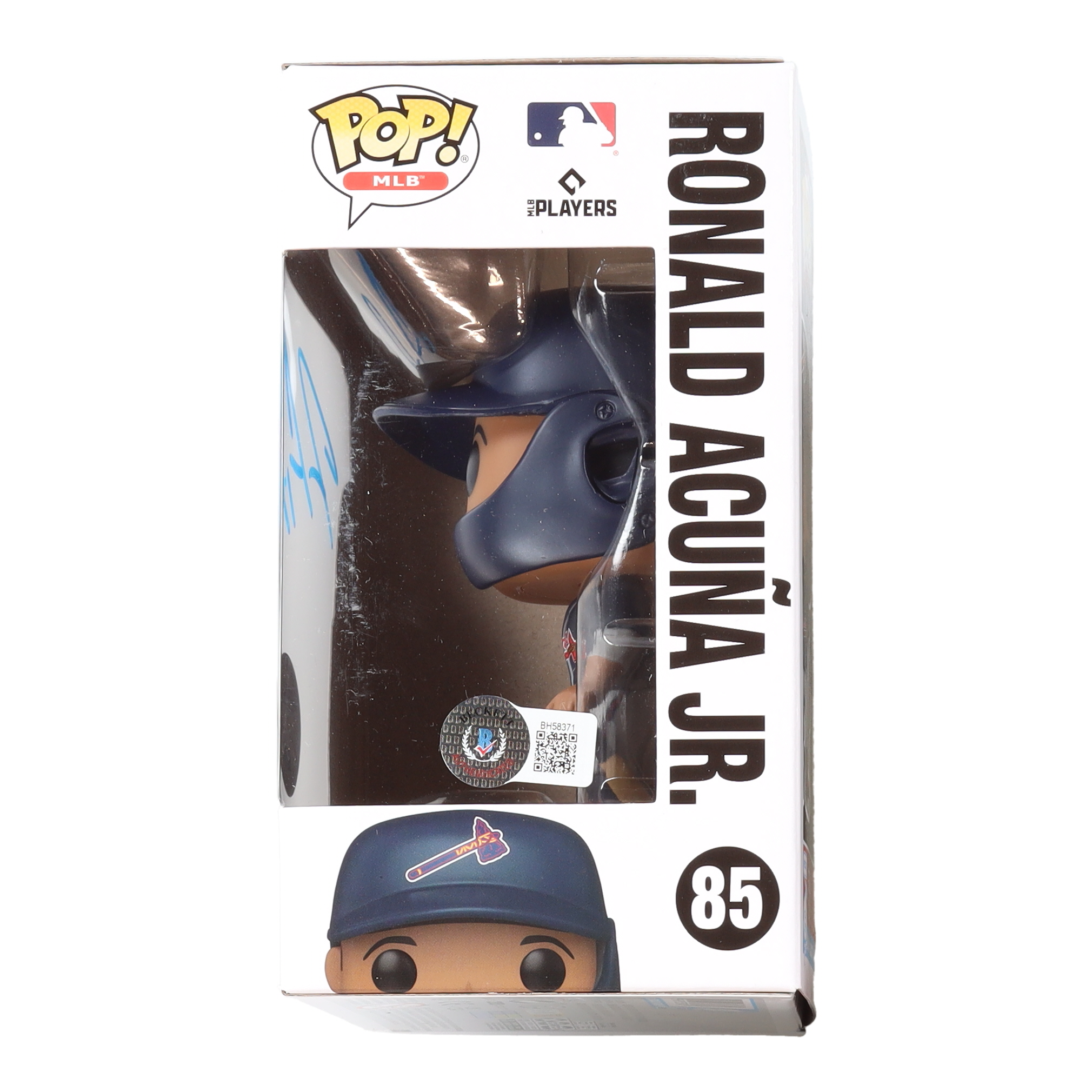 Ronald Acuna Jr. Signed Braves #85 Funko Pop! Vinyl Figure (Beckett) at PristineAuction.com Ronald Acuna Jr. Signed Braves #85 Funko Pop! Vinyl Figure (Beckett) at PristineAuction.com