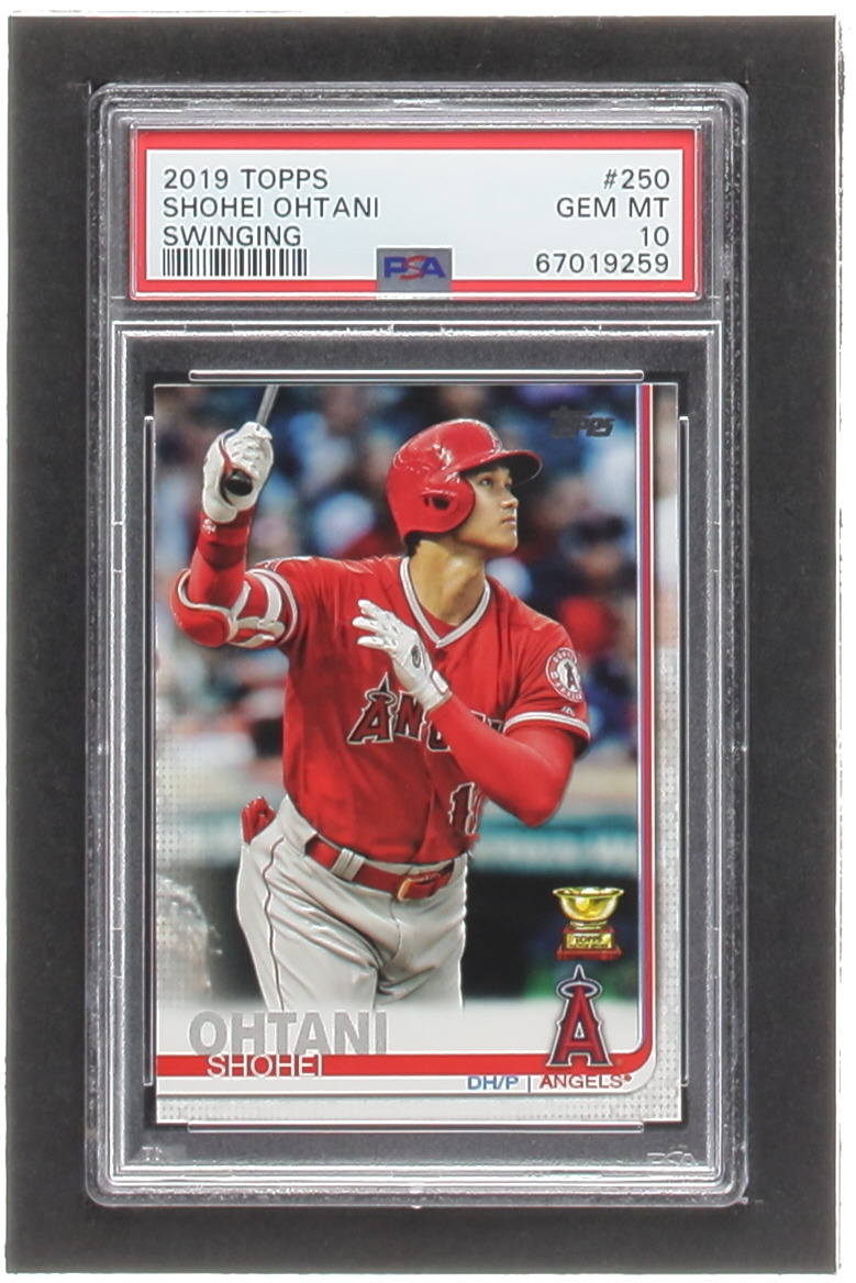 Shohei Ohtani 2019 Topps #250 (PSA 10) at PristineAuction.com Shohei Ohtani 2019 Topps #250 (PSA 10) at PristineAuction.com