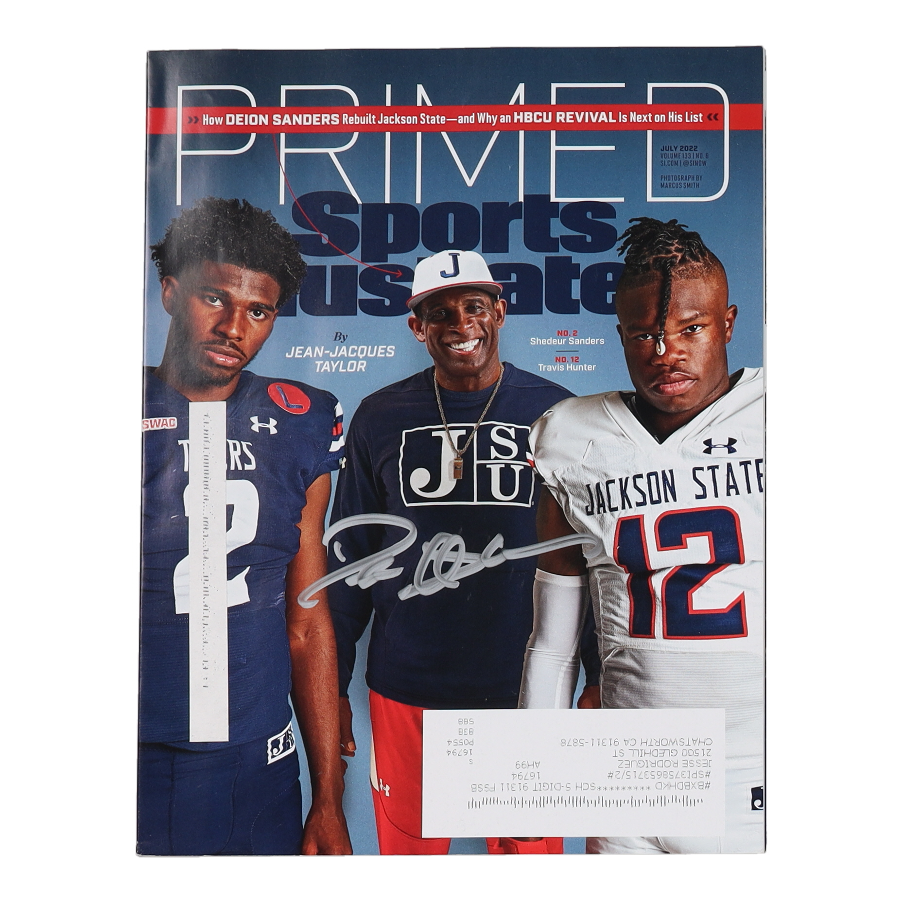 Deion Sanders Signed 2022 "Sports Illustrated" Magazine (Beckett) at PristineAuction.com Deion Sanders Signed 2022 "Sports Illustrated" Magazine (Beckett) at PristineAuction.com