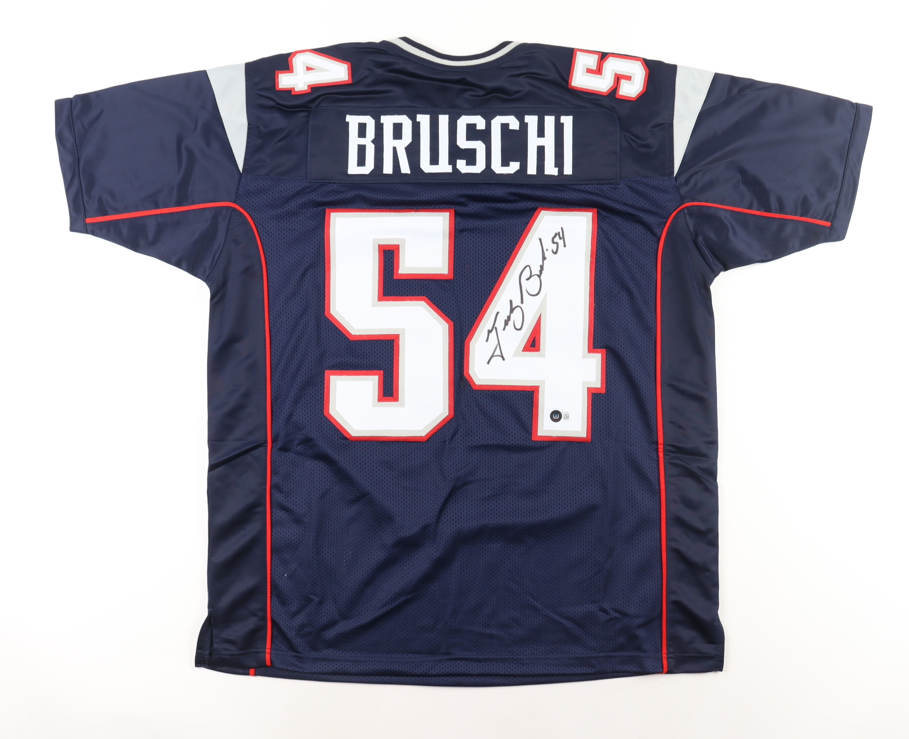 Tedy Bruschi Signed Jersey (Beckett) at PristineAuction.com Tedy Bruschi Signed Jersey (Beckett) at PristineAuction.com