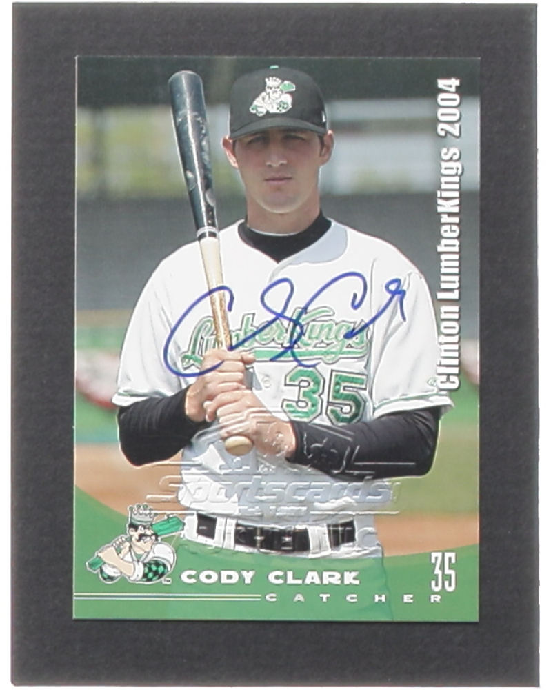 Cody Clark Signed 2004 Clinton LumberKings Grandstand 6 (Sportscards