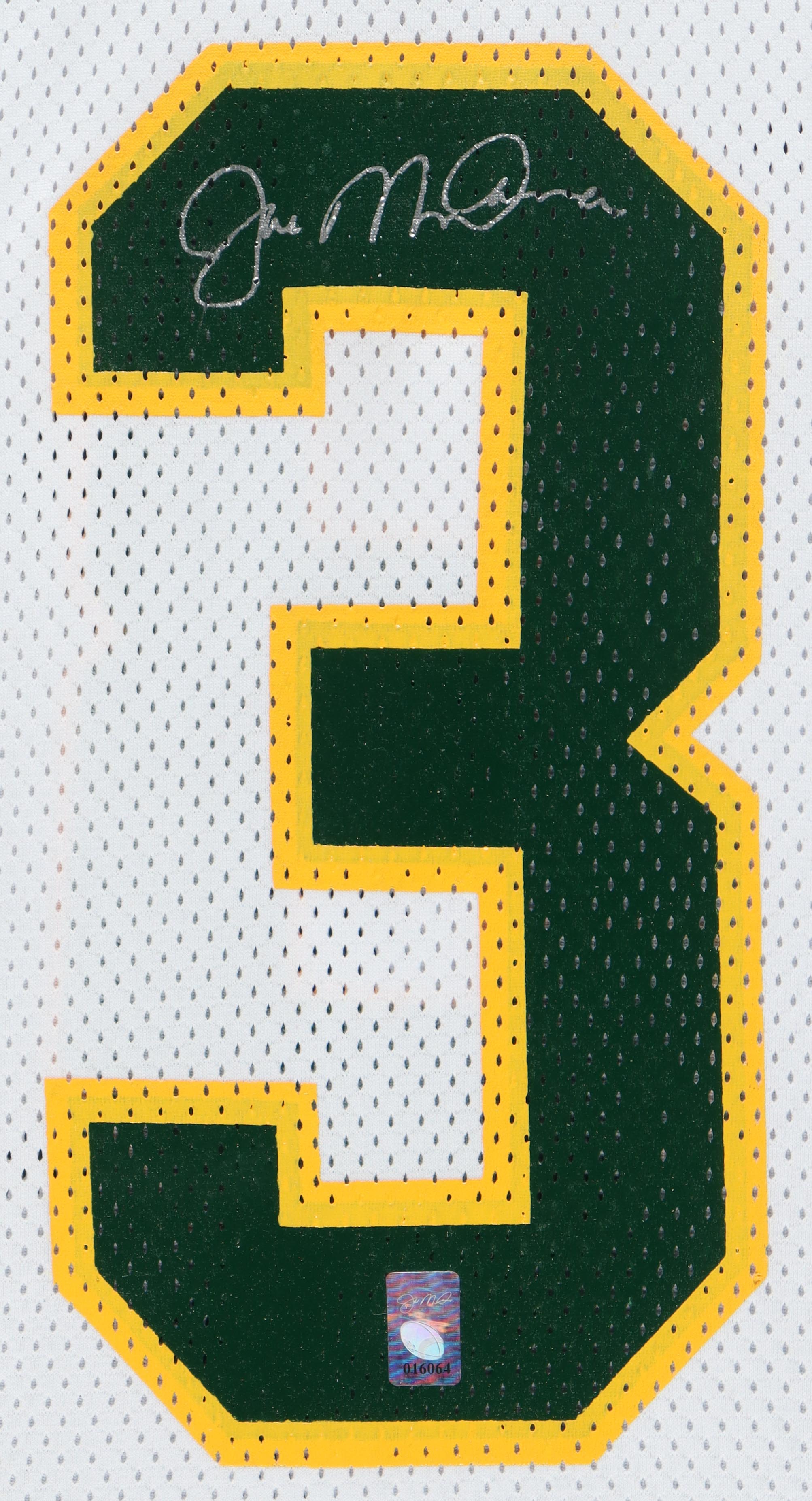 Joe Montana Signed Notre Dame Fighting Irish Custom Framed Jersey Display with Proof Photo (Montana) at PristineAuction.com Joe Montana Signed Notre Dame Fighting Irish Custom Framed Jersey Display with Proof Photo (Montana) at PristineAuction.com