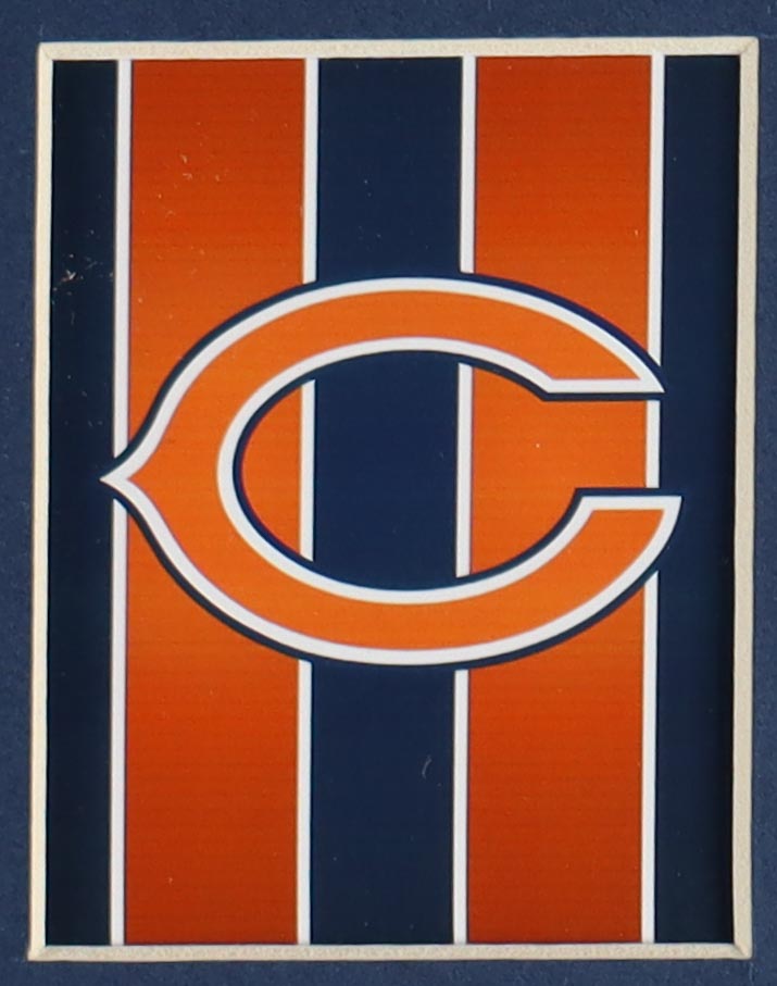 Brian Urlacher Signed Custom Framed Jersey Display Inscribed "HOF 18" (Beckett) at PristineAuction.com Brian Urlacher Signed Custom Framed Jersey Display Inscribed "HOF 18" (Beckett) at PristineAuction.com