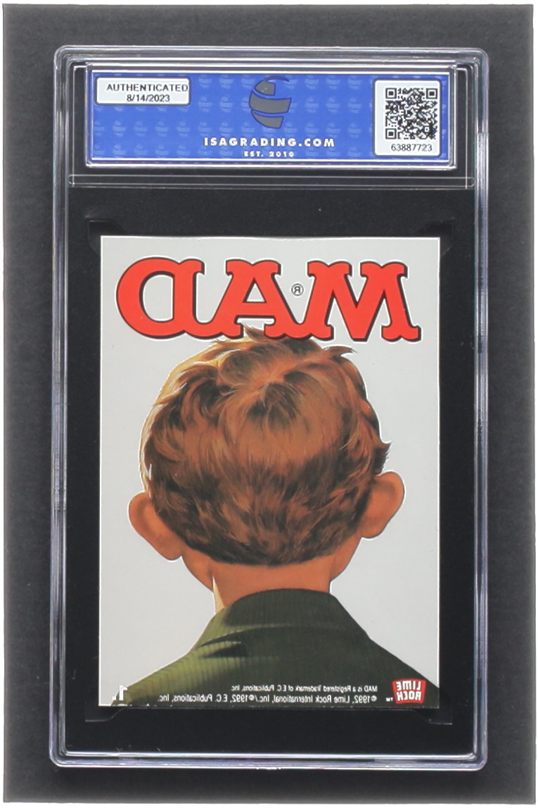 Alfred E. Neuman 1992 Lime Rock MAD Magazine Holograms #1 (ISA 5) at PristineAuction.com Alfred E. Neuman 1992 Lime Rock MAD Magazine Holograms #1 (ISA 5) at PristineAuction.com