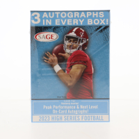 2023 Sage High Series Football Blaster Box with (73) Cards at PristineAuction.com