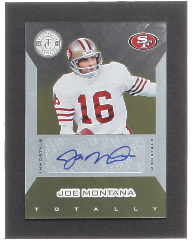 Joe Montana 2011 Totally Certified Gold Signatures #146 Autograph #15/15 at PristineAuction.com Joe Montana 2011 Totally Certified Gold Signatures #146 Autograph #15/15 at PristineAuction.com