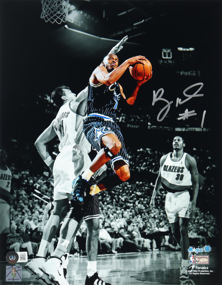 Maillot Orlando Magic Signé Penny Hardaway - Authentifié Beckett - Basketball