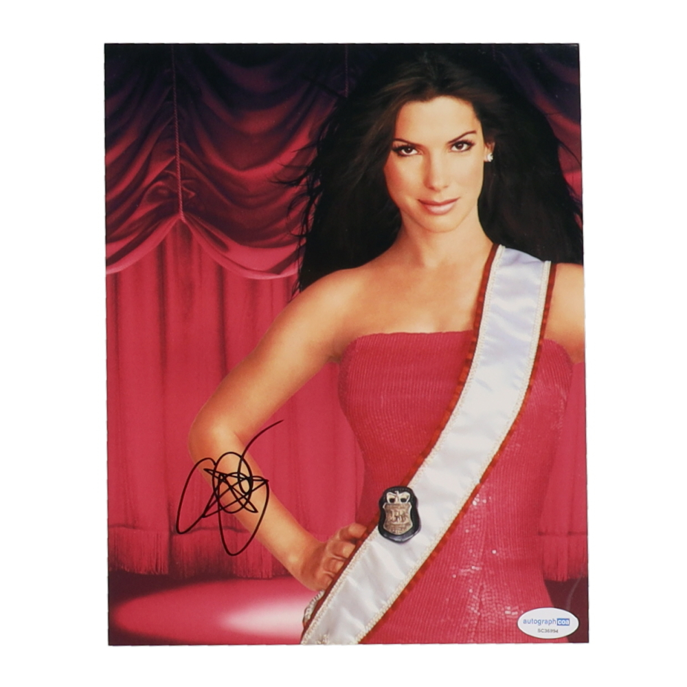 Sandra Bullock Signed "Miss Congeniality" 8x10 Photo (ACOA) | Pristine ...