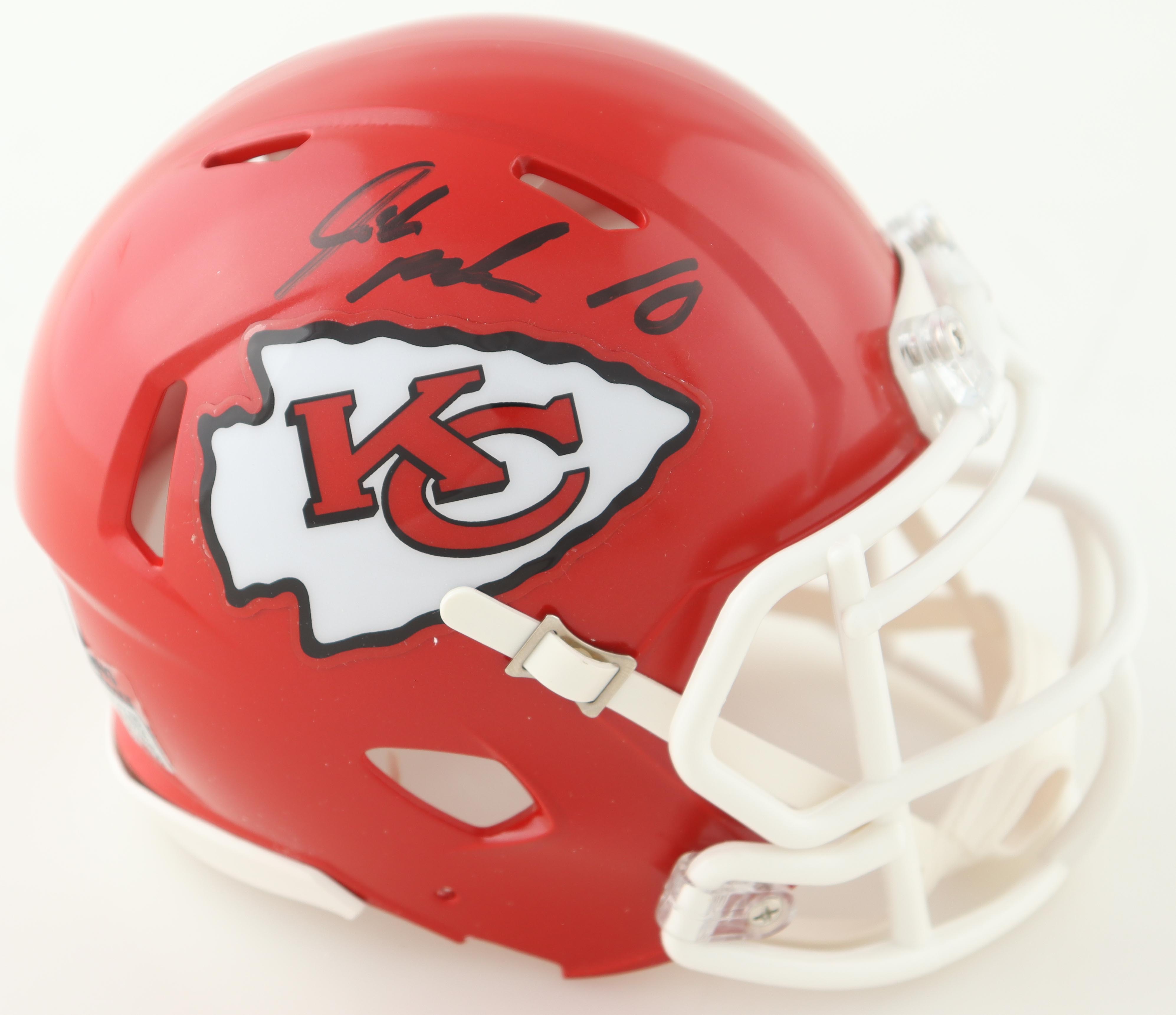 Isiah Pacheco Signed Chiefs Speed Mini Helmet (Beckett & PIA) at PristineAuction.com Isiah Pacheco Signed Chiefs Speed Mini Helmet (Beckett & PIA) at PristineAuction.com