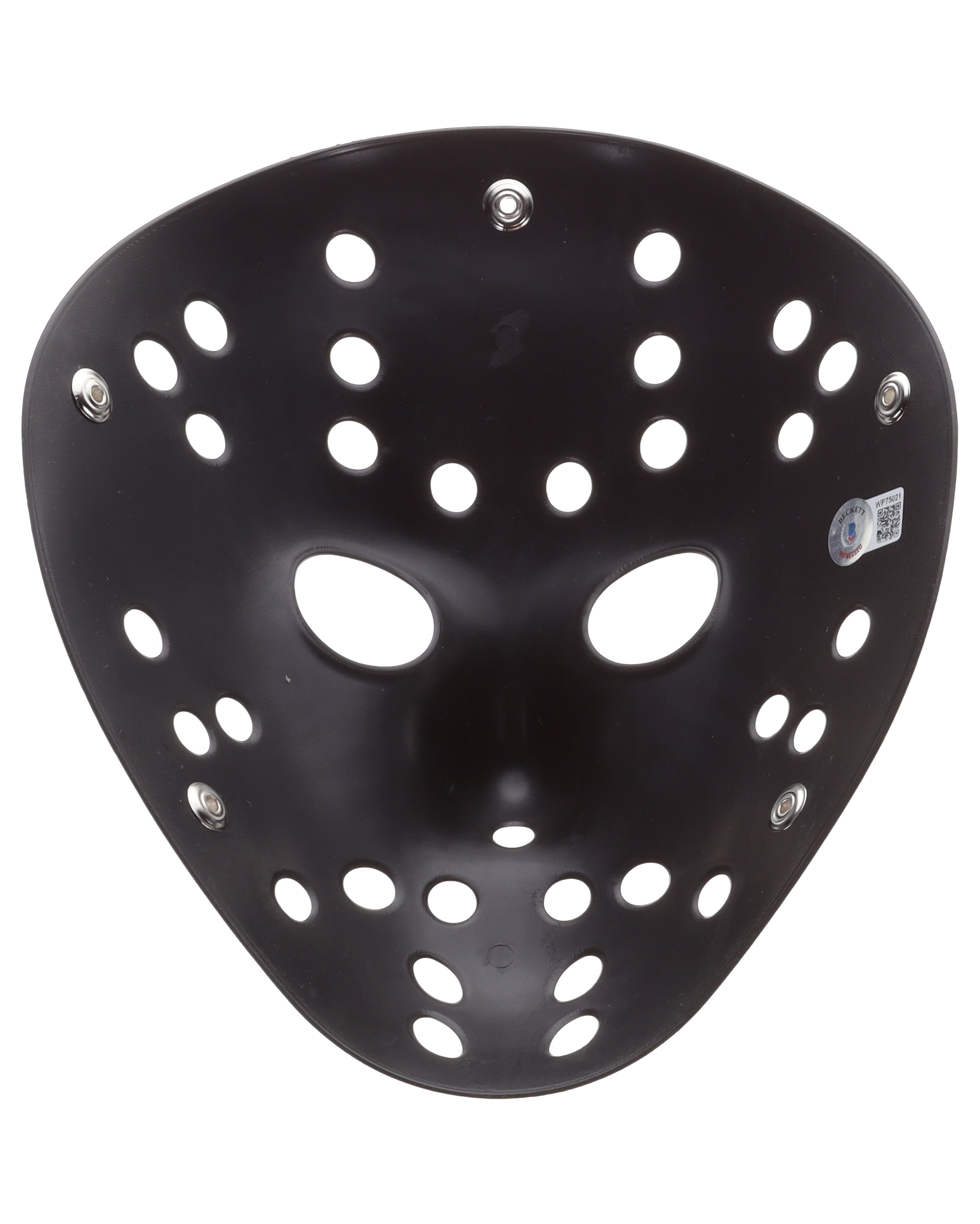 Ari Lehman Signed "Friday the 13th" Jason Voorhees Mask Inscribed "F**k Freddy", "He's My B***h!" & "Jason 1" (Beckett) at PristineAuction.com Ari Lehman Signed "Friday the 13th" Jason Voorhees Mask Inscribed "F**k Freddy", "He's My B***h!" & "Jason 1" (Beckett) at PristineAuction.com