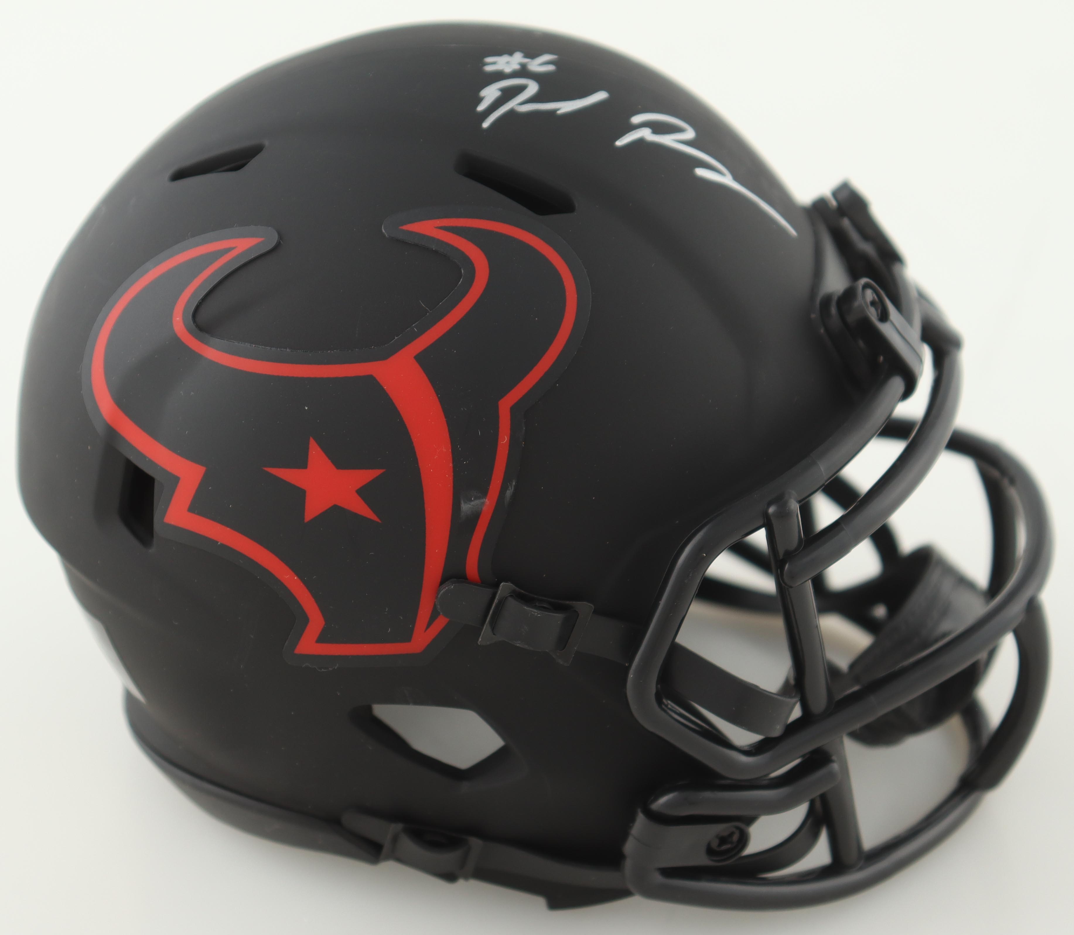 Denzel Perryman Signed Texans Eclipse Alternate Speed Mini Helmet (PIA) at PristineAuction.com Denzel Perryman Signed Texans Eclipse Alternate Speed Mini Helmet (PIA) at PristineAuction.com