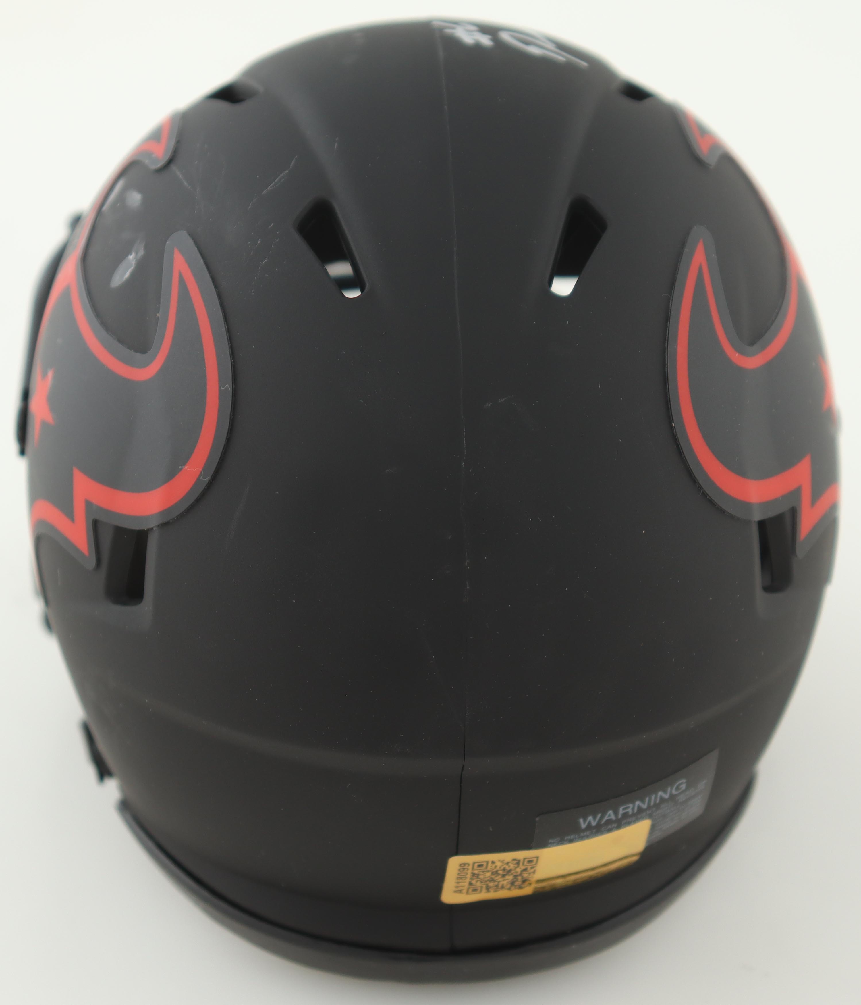 Denzel Perryman Signed Texans Eclipse Alternate Speed Mini Helmet (PIA) at PristineAuction.com Denzel Perryman Signed Texans Eclipse Alternate Speed Mini Helmet (PIA) at PristineAuction.com