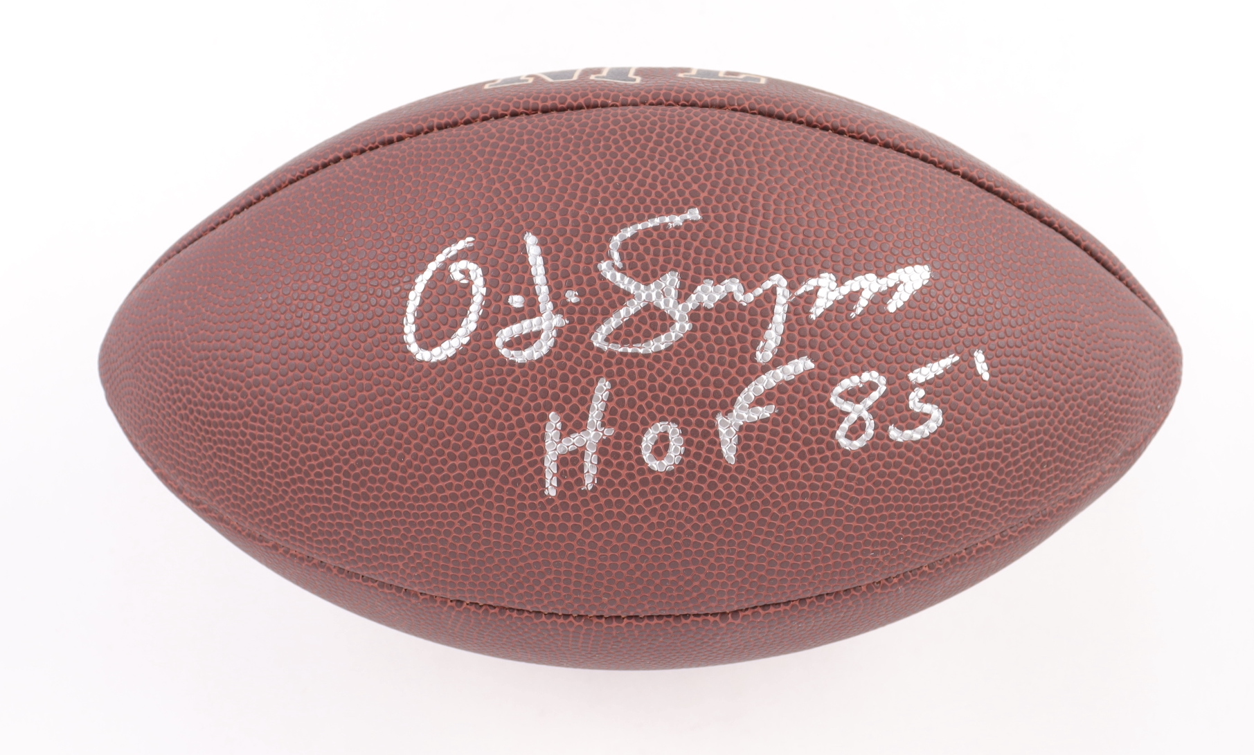 O. J. Simpson Signed NFL Football Inscribed "HOF 85'" (JSA) at PristineAuction.com O. J. Simpson Signed NFL Football Inscribed "HOF 85'" (JSA) at PristineAuction.com