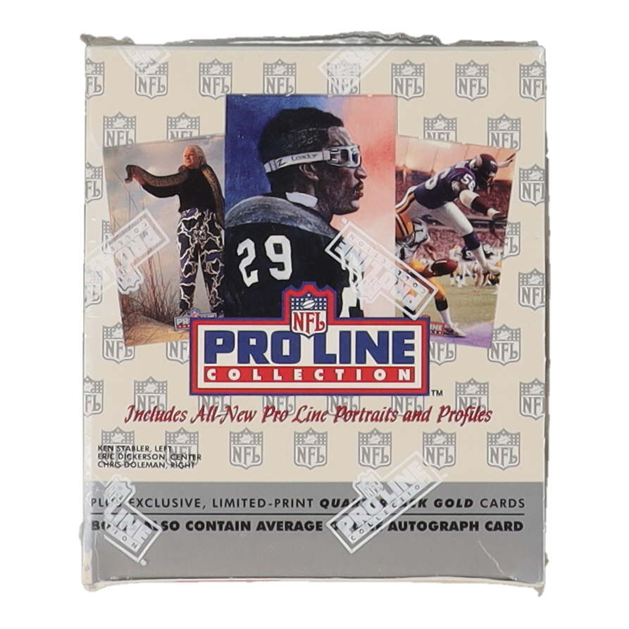 1992 Pro Line Football Hobby Box with (36) Packs at PristineAuction.com 1992 Pro Line Football Hobby Box with (36) Packs at PristineAuction.com