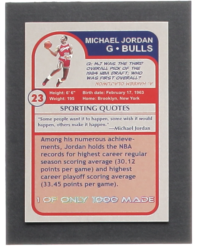 Michael Jordan Trading Card at PristineAuction.com Michael Jordan Trading Card at PristineAuction.com