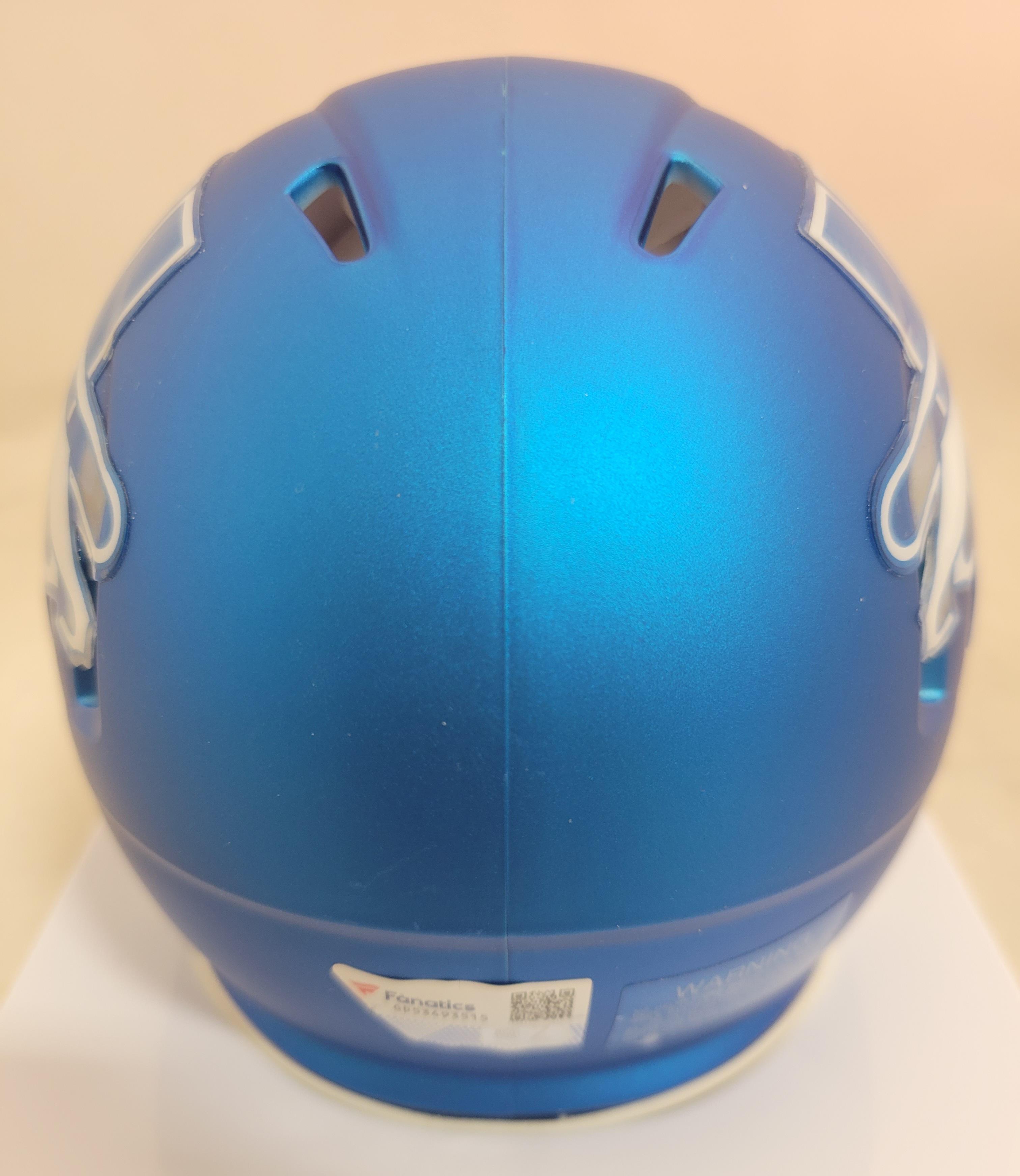 Jared Goff Signed Lions Throwback Alternate Speed Mini Helmet (Fanatics) at PristineAuction.com Jared Goff Signed Lions Throwback Alternate Speed Mini Helmet (Fanatics) at PristineAuction.com