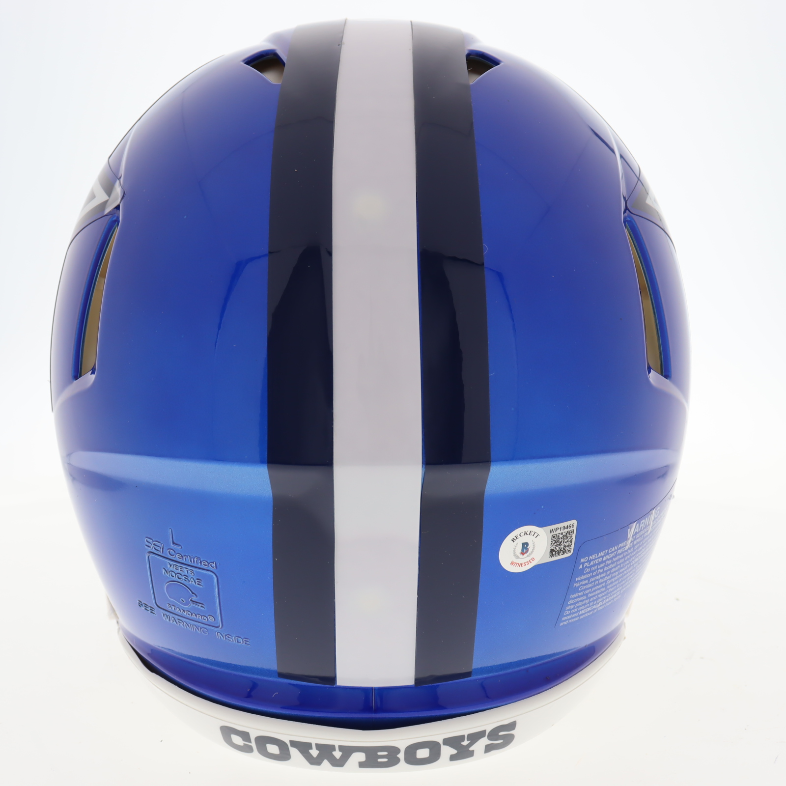 Dak Prescott Signed Cowboys Full-Size Authentic On-Field Flash Alternate Speed Helmet (Beckett) at PristineAuction.com Dak Prescott Signed Cowboys Full-Size Authentic On-Field Flash Alternate Speed Helmet (Beckett) at PristineAuction.com