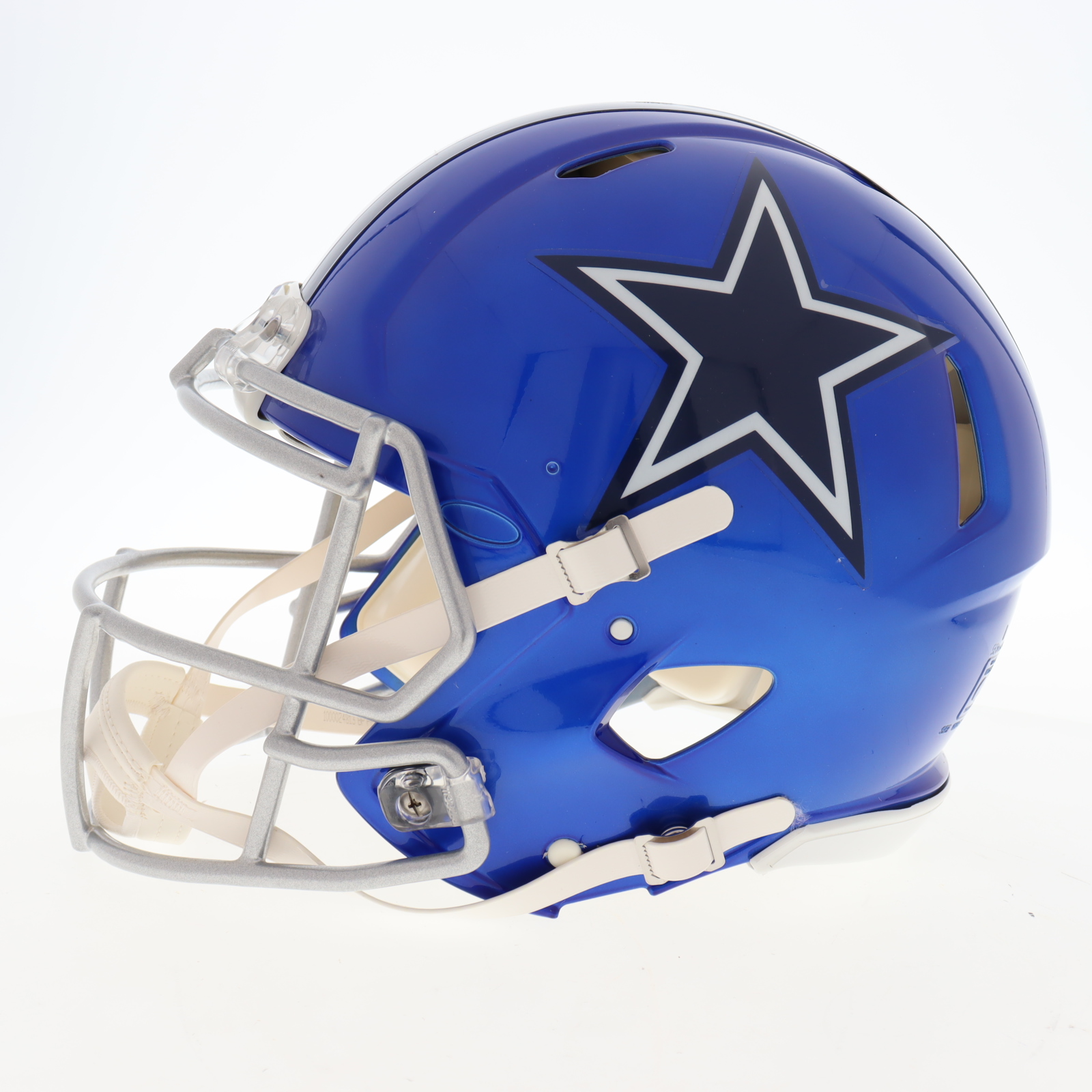 Dak Prescott Signed Cowboys Full-Size Authentic On-Field Flash Alternate Speed Helmet (Beckett) at PristineAuction.com Dak Prescott Signed Cowboys Full-Size Authentic On-Field Flash Alternate Speed Helmet (Beckett) at PristineAuction.com