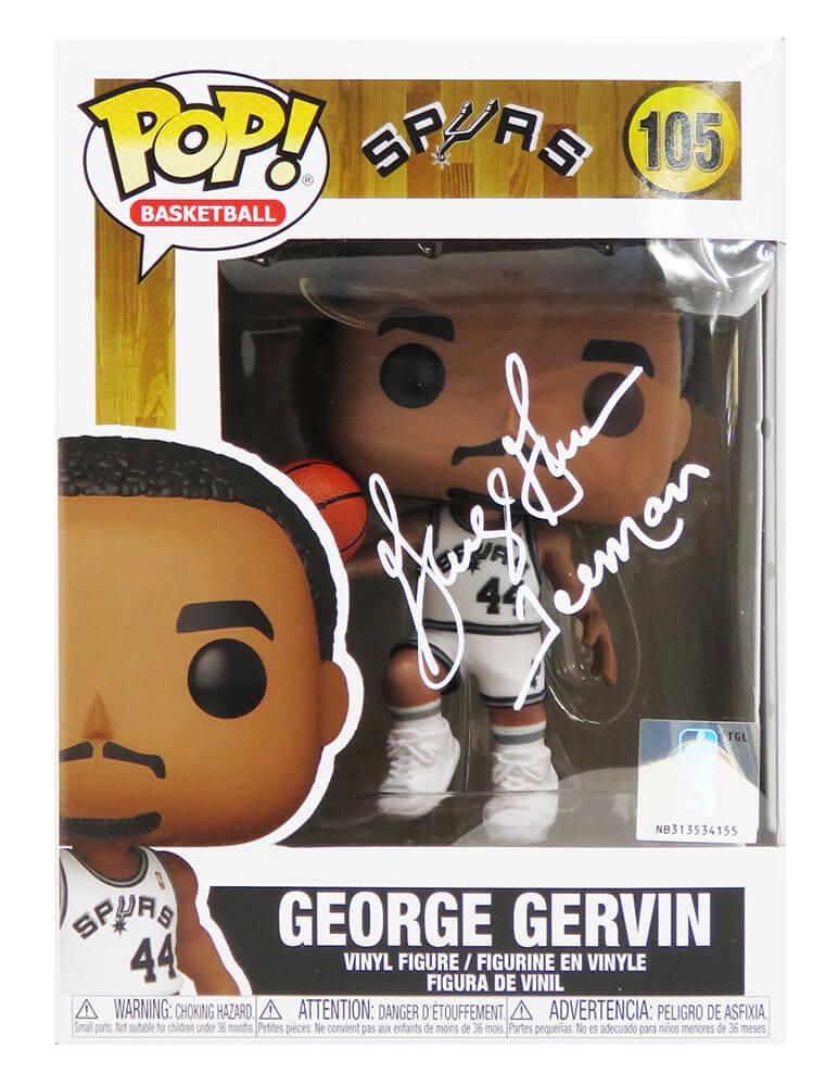 George Gervin Signed Spurs #105 Funko Pop! Vinyl Figure Inscribed "Iceman" (Schwartz) at PristineAuction.com George Gervin Signed Spurs #105 Funko Pop! Vinyl Figure Inscribed "Iceman" (Schwartz) at PristineAuction.com