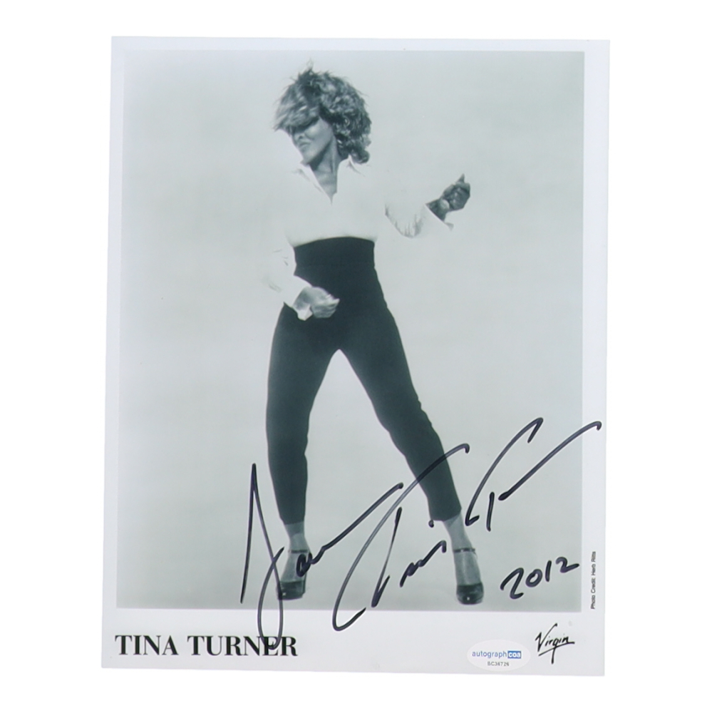 Tina Turner Signed 8x10 Photo Inscribed "2012" (ACOA) | Pristine Auction