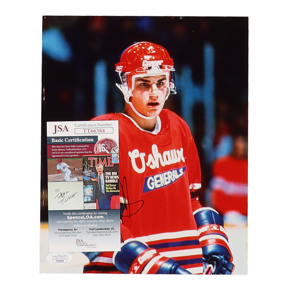 Eric Lindros Signed Generals 8x10 Photo (JSA) at PristineAuction.com Eric Lindros Signed Generals 8x10 Photo (JSA) at PristineAuction.com