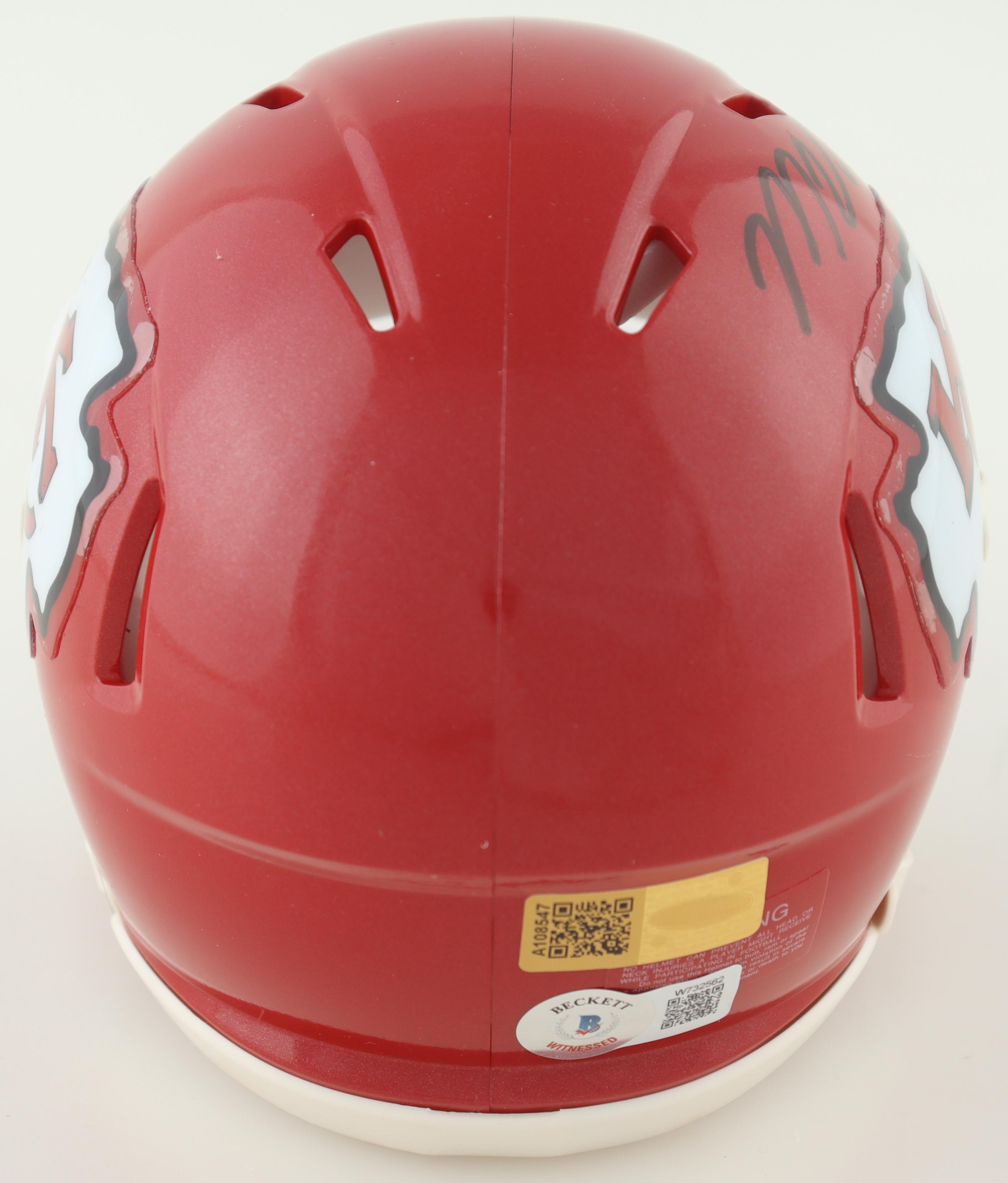 Marquez Valdes-Scantling Signed Chiefs Speed Mini Helmet (Beckett) at PristineAuction.com Marquez Valdes-Scantling Signed Chiefs Speed Mini Helmet (Beckett) at PristineAuction.com