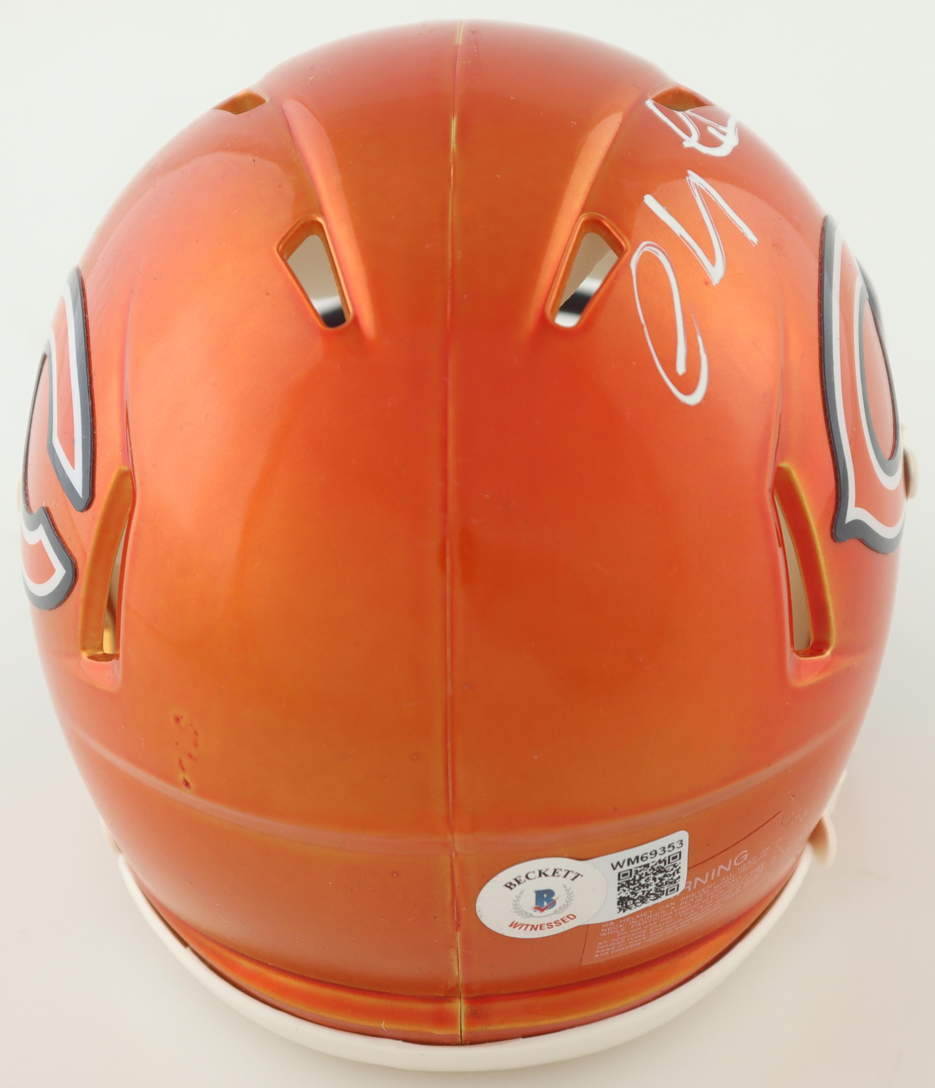 Chevy Chase Signed Bears Flash Alternate Speed Mini Helmet (Beckett) at PristineAuction.com Chevy Chase Signed Bears Flash Alternate Speed Mini Helmet (Beckett) at PristineAuction.com