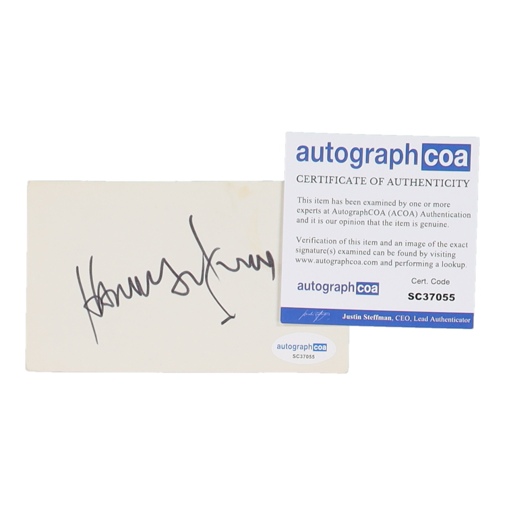 HARRISON FORD Signed Autographed Baseball COA Hologram