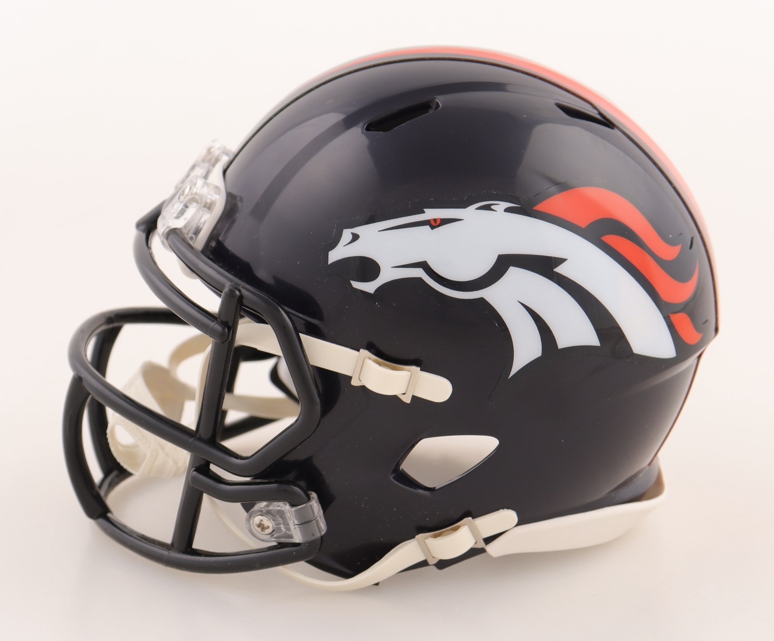 Tim Patrick Signed Broncos Speed Mini Helmet (JSA) at PristineAuction.com Tim Patrick Signed Broncos Speed Mini Helmet (JSA) at PristineAuction.com