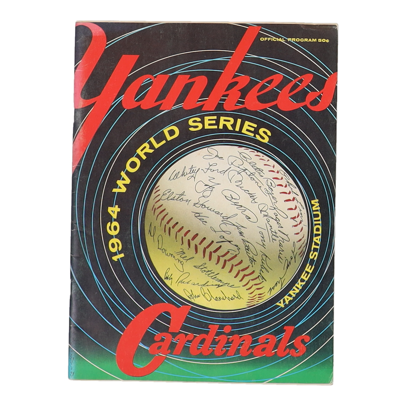 1964 World Series Official Program - Yankees vs. Cardinals at PristineAuction.com 1964 World Series Official Program - Yankees vs. Cardinals at PristineAuction.com