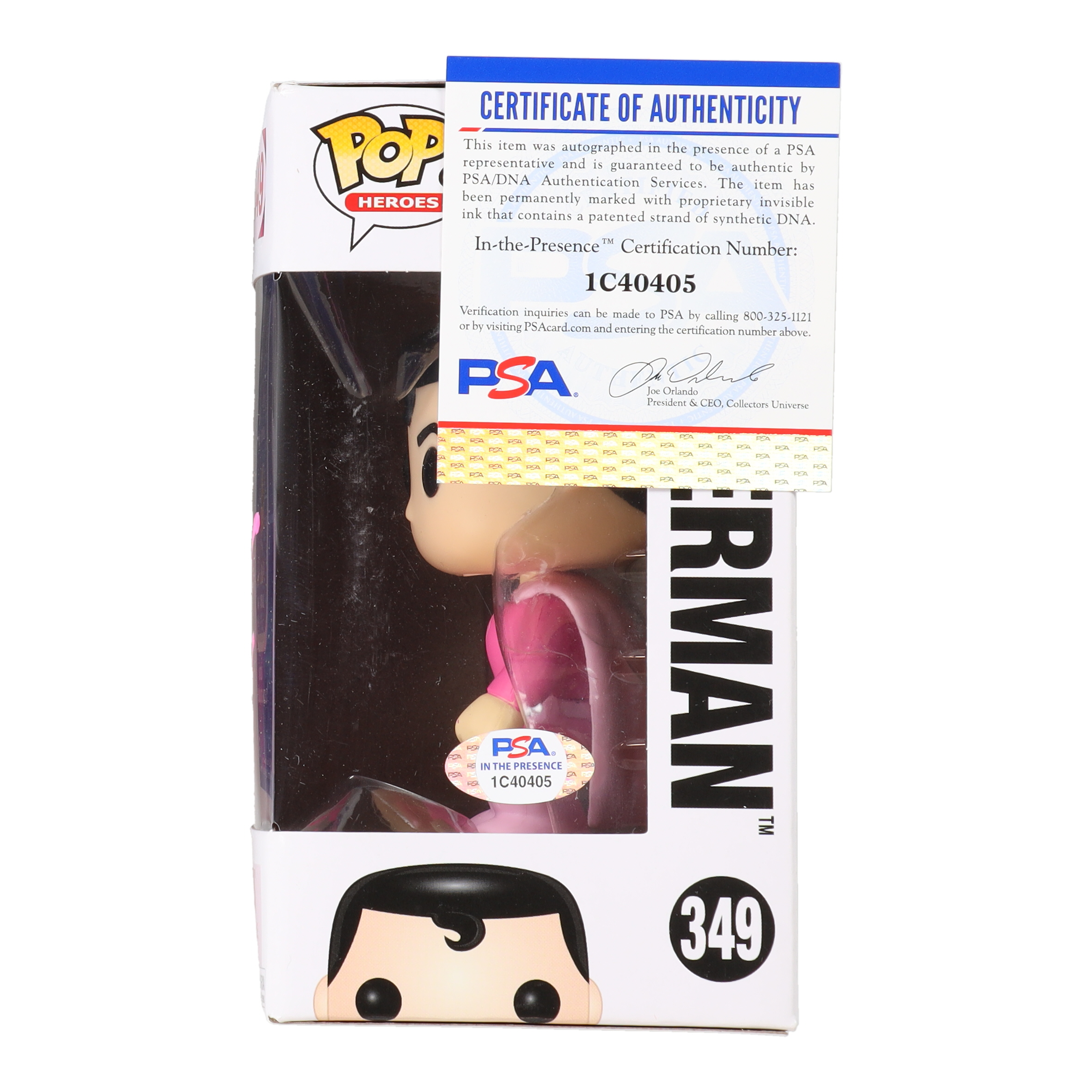 Dean Cain Signed "Superman" #349 Superman Funko Pop! Vinyl Figure (PSA) at PristineAuction.com Dean Cain Signed "Superman" #349 Superman Funko Pop! Vinyl Figure (PSA) at PristineAuction.com