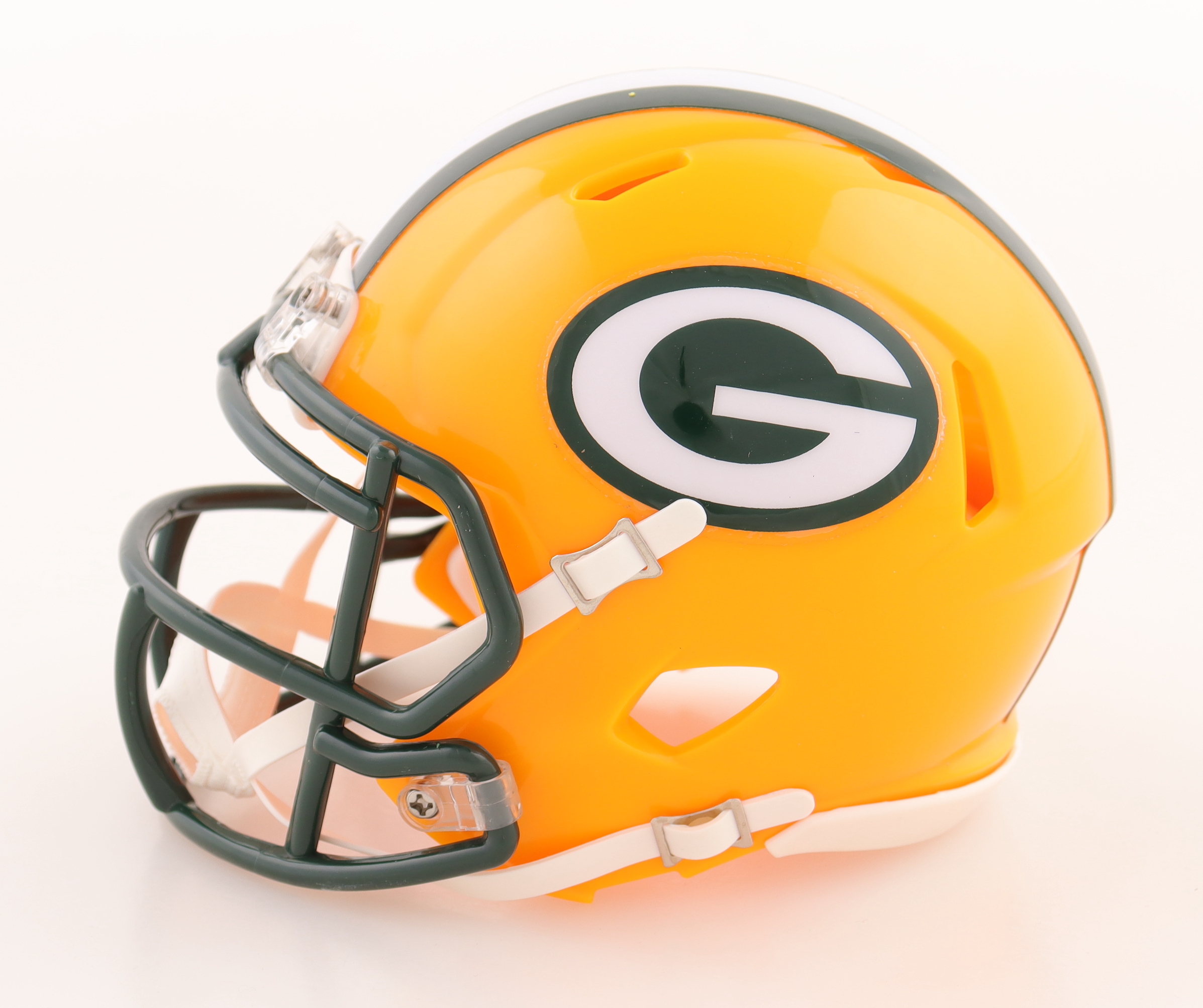 Aaron Jones Signed Packers Speed Mini Helmet (Beckett) at PristineAuction.com Aaron Jones Signed Packers Speed Mini Helmet (Beckett) at PristineAuction.com