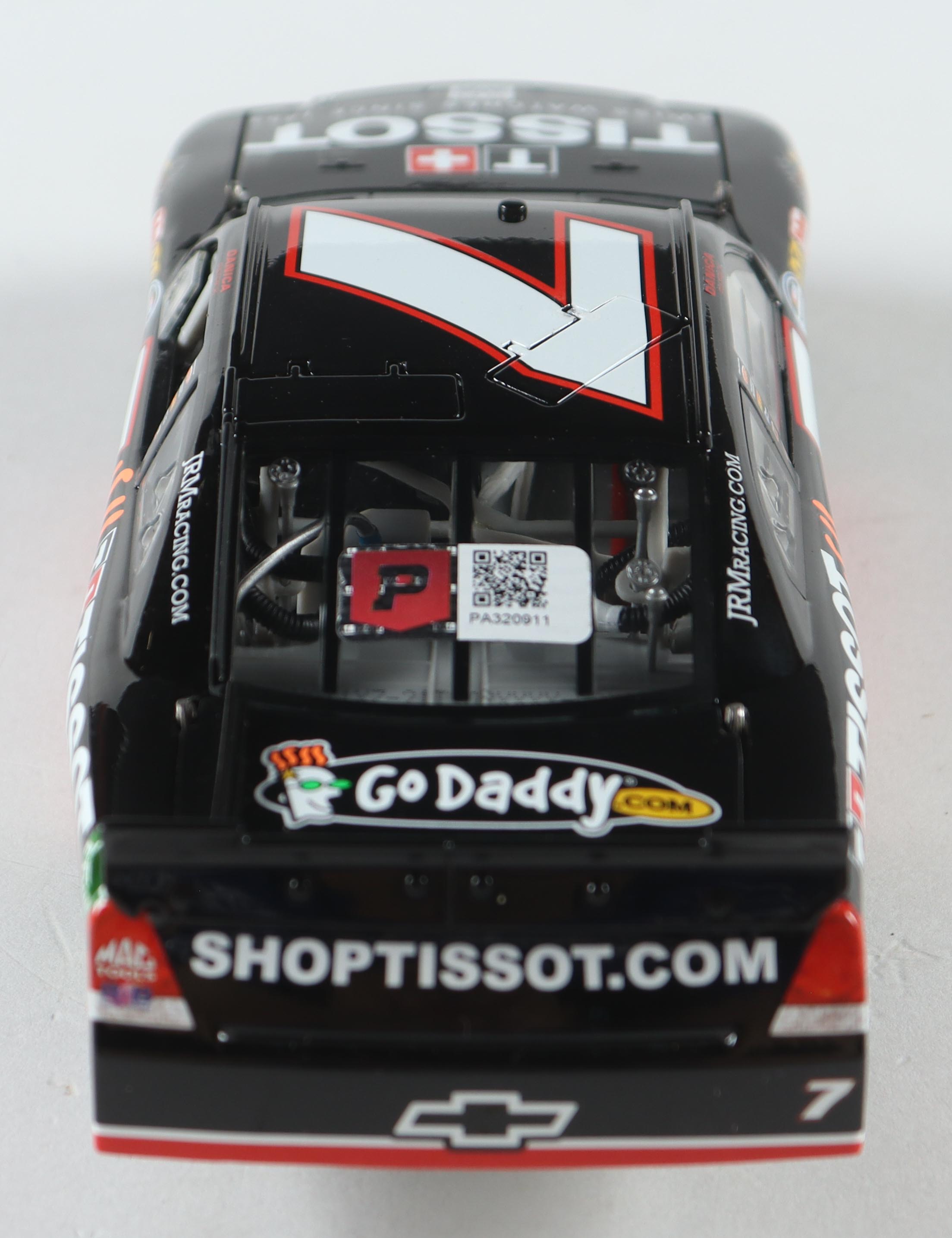 Miniature Danica Patrick #7 TISSOT 2011 Impala 1:24 Elite - NASCAR, Avec étui