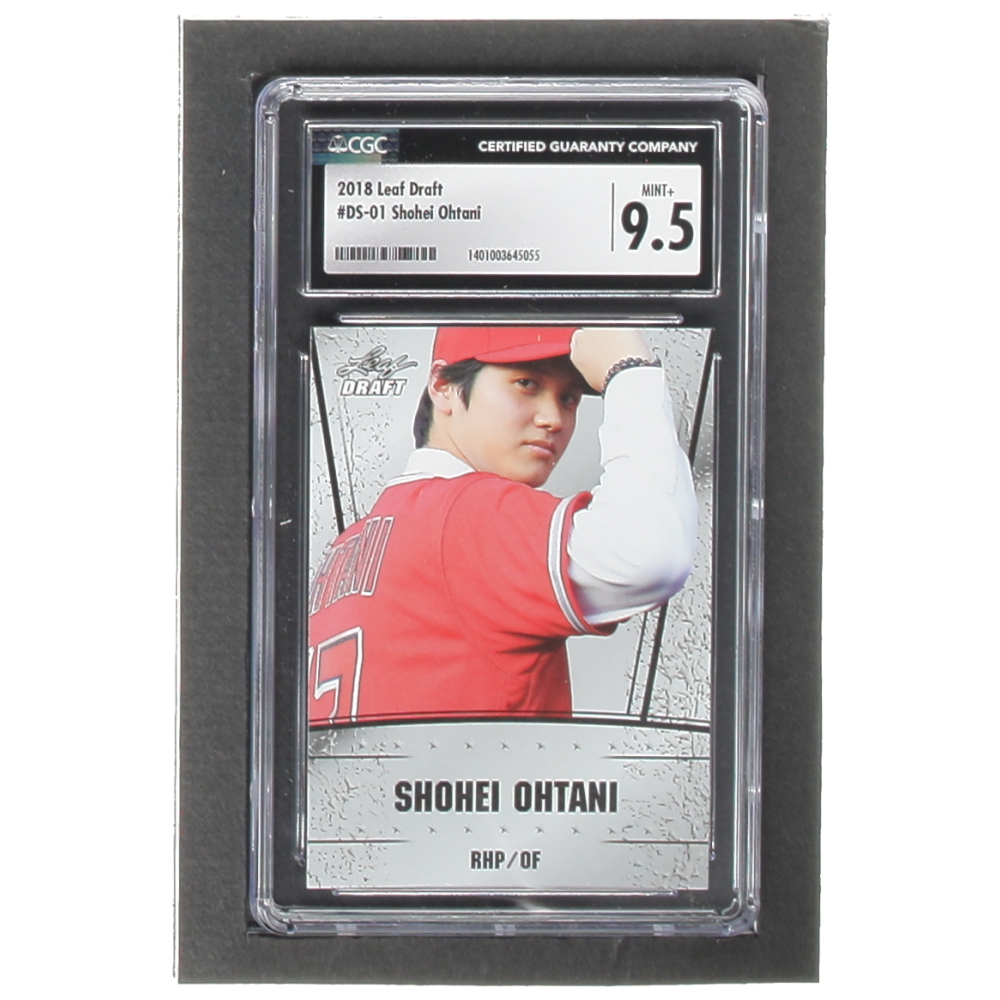 Shohei Ohtani 2018 Leaf Ohtani Draft Silver #DS01 RC (CGC 9.5) at PristineAuction.com