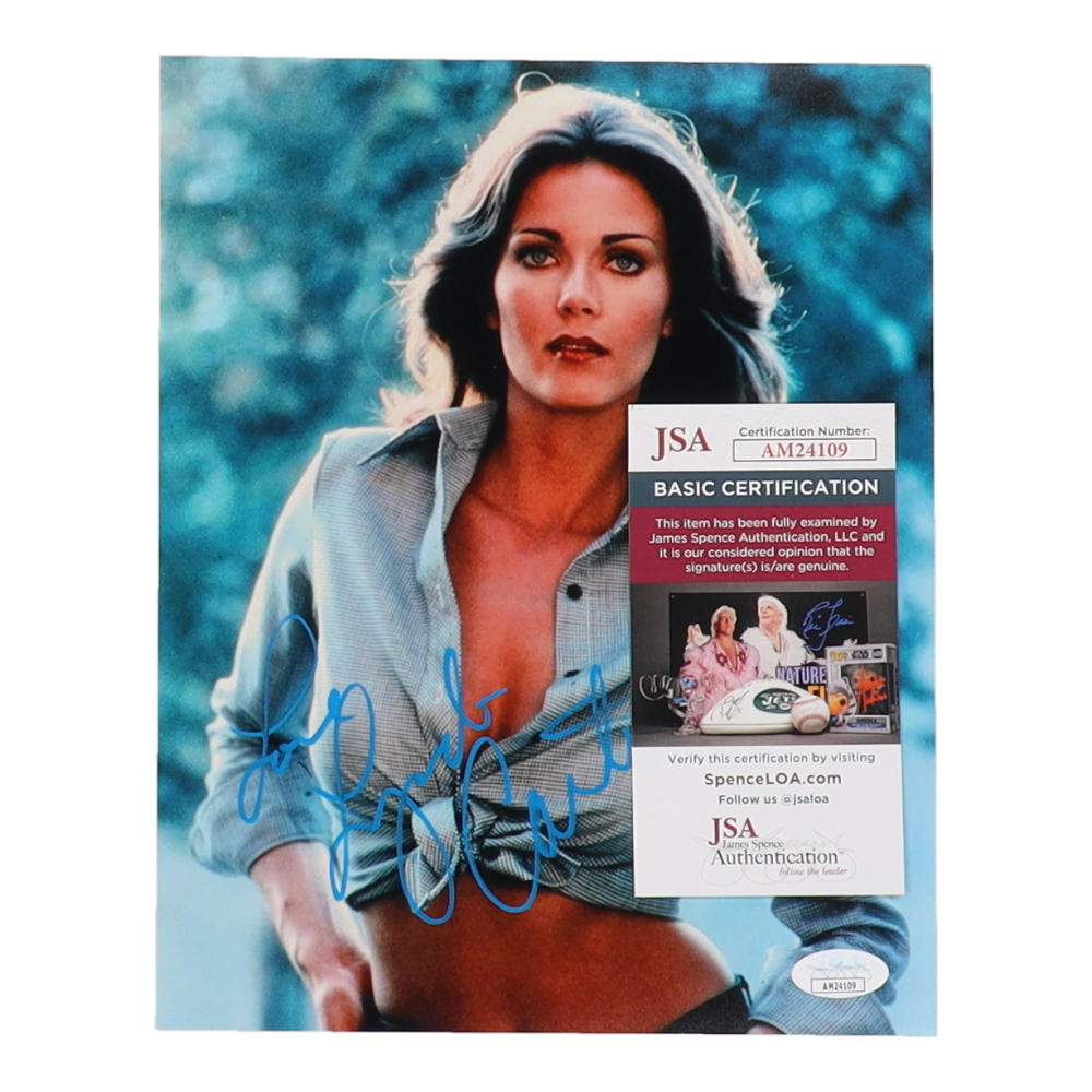Lynda Carter Signed 8x10 Photo Inscribed "Love" (JSA) | Pristine Auction